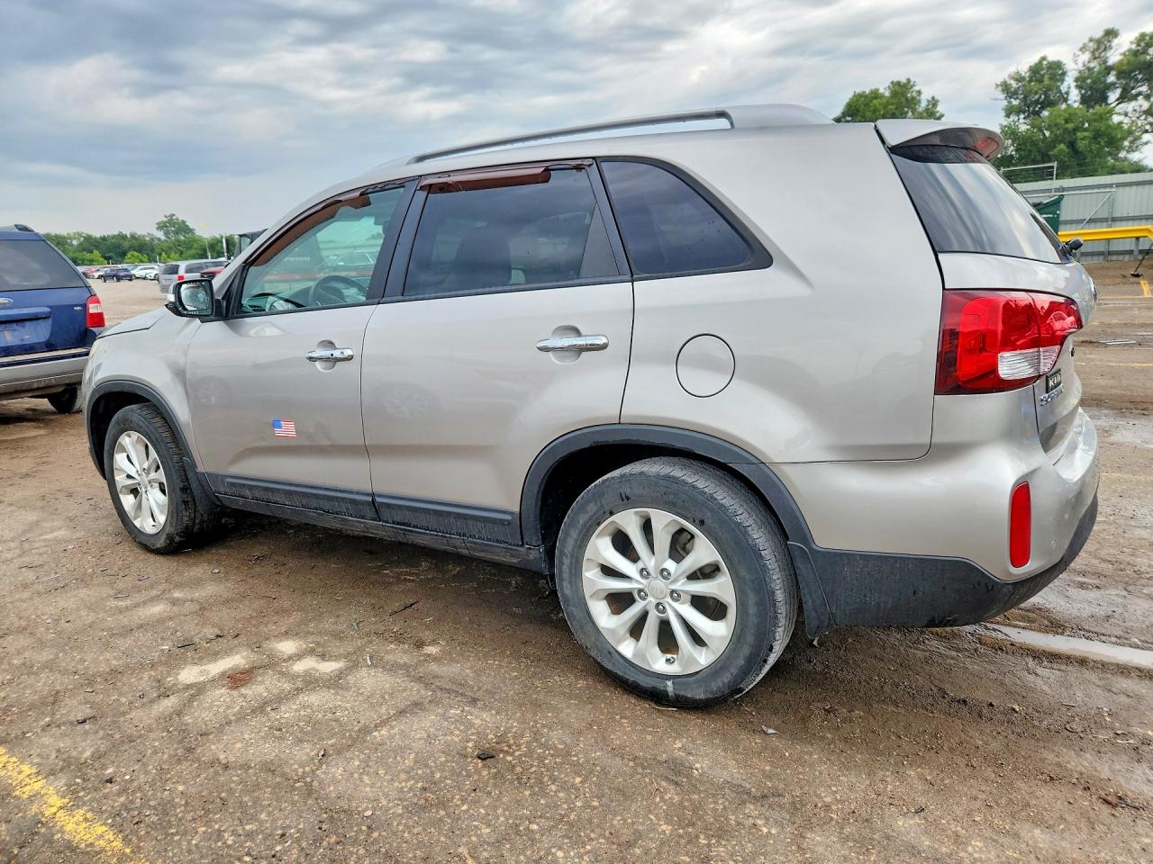 2015 Kia Sorento Ex Silver vin: 5XYKU4A77FG657252