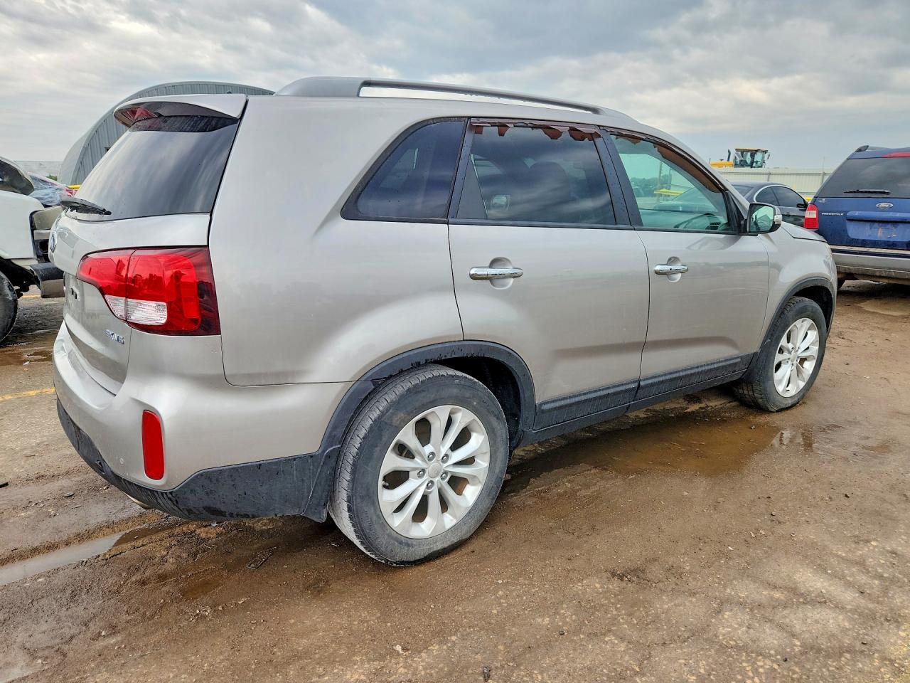 2015 Kia Sorento Ex Silver vin: 5XYKU4A77FG657252