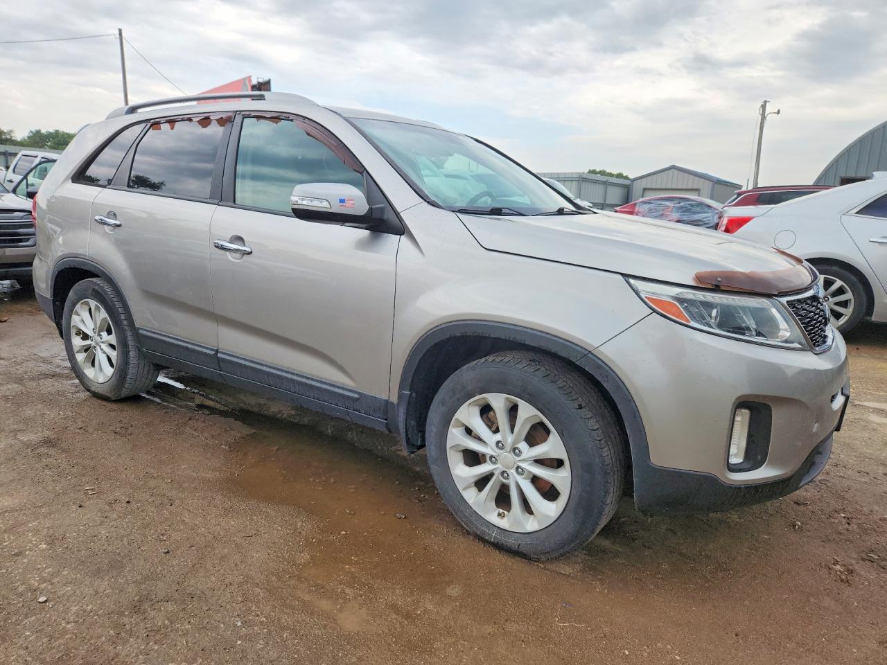 2015 Kia Sorento Ex Silver vin: 5XYKU4A77FG657252