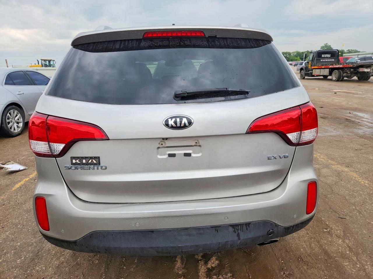 2015 Kia Sorento Ex Silver vin: 5XYKU4A77FG657252