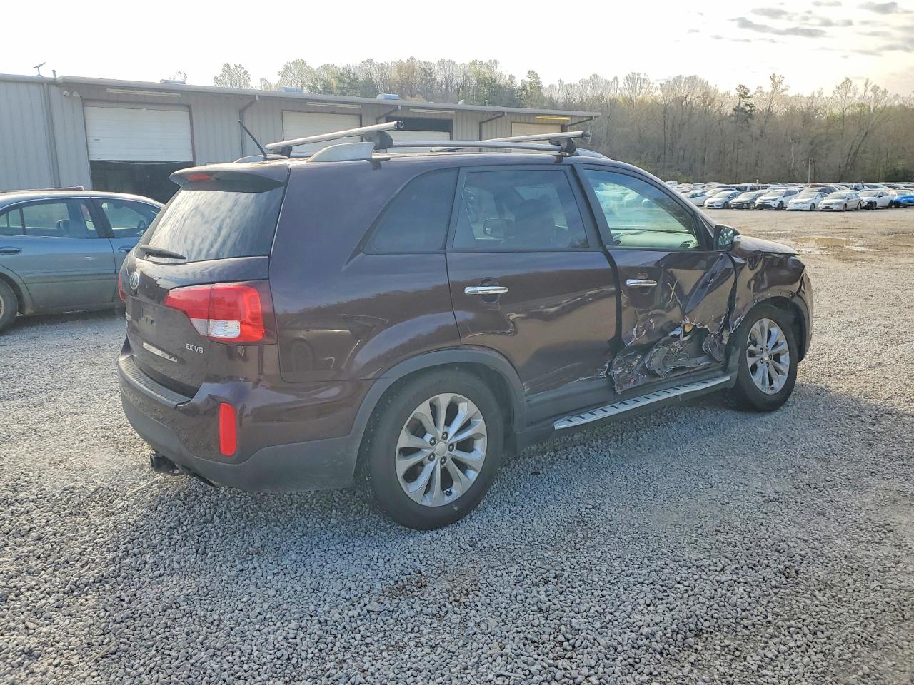 2015 Kia Sorento Ex Purple vin: 5XYKU4A79FG619392