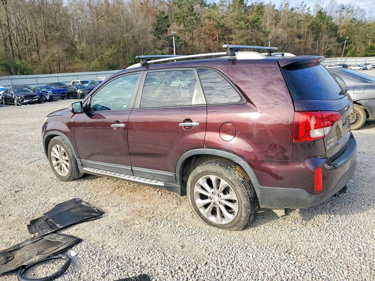 2015 Kia Sorento Ex Purple vin: 5XYKU4A79FG619392