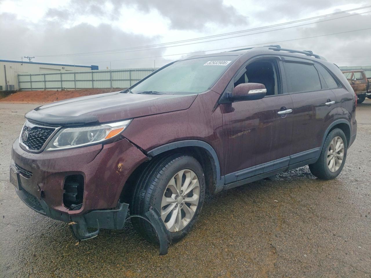 2014 Kia Sorento Ex Burgundy vin: 5XYKU4A7XEG432158