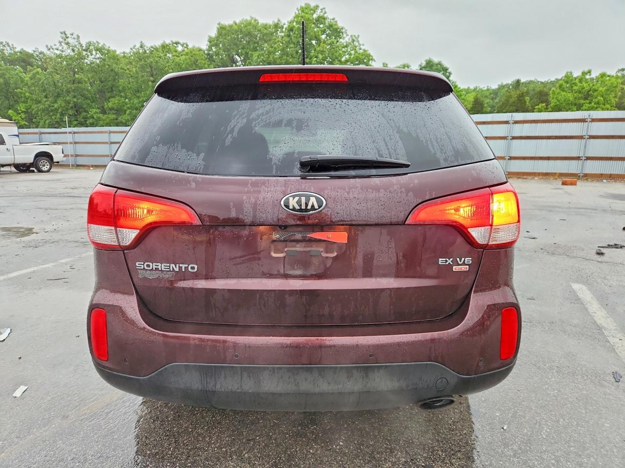 2014 Kia Sorento Ex Maroon vin: 5XYKU4A7XEG476080