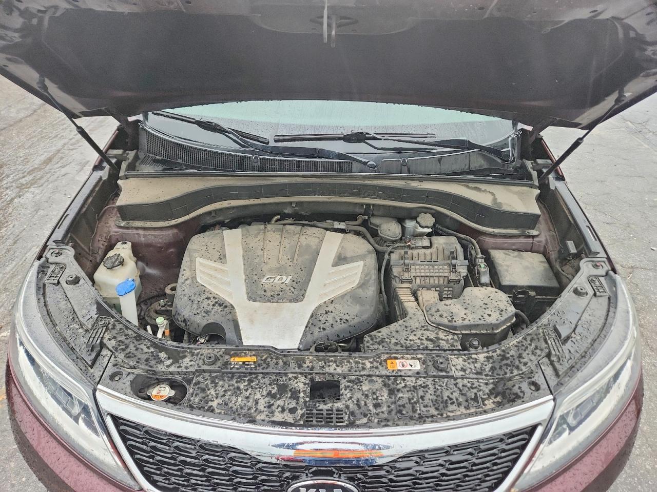 2014 Kia Sorento Ex Maroon vin: 5XYKU4A7XEG476080