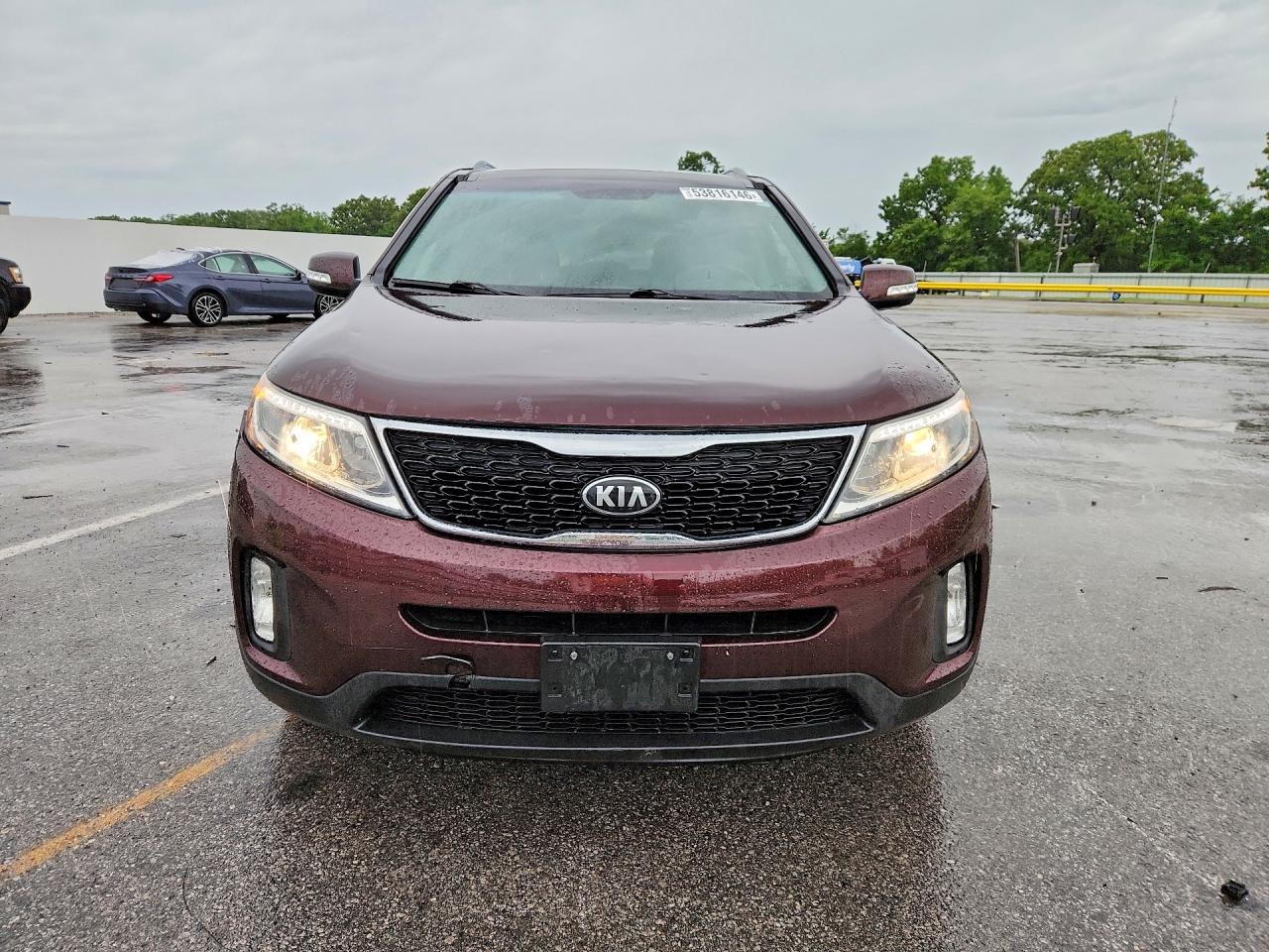 2014 Kia Sorento Ex Maroon vin: 5XYKU4A7XEG476080