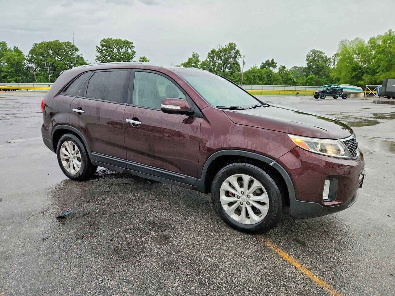 2014 Kia Sorento Ex Maroon vin: 5XYKU4A7XEG476080