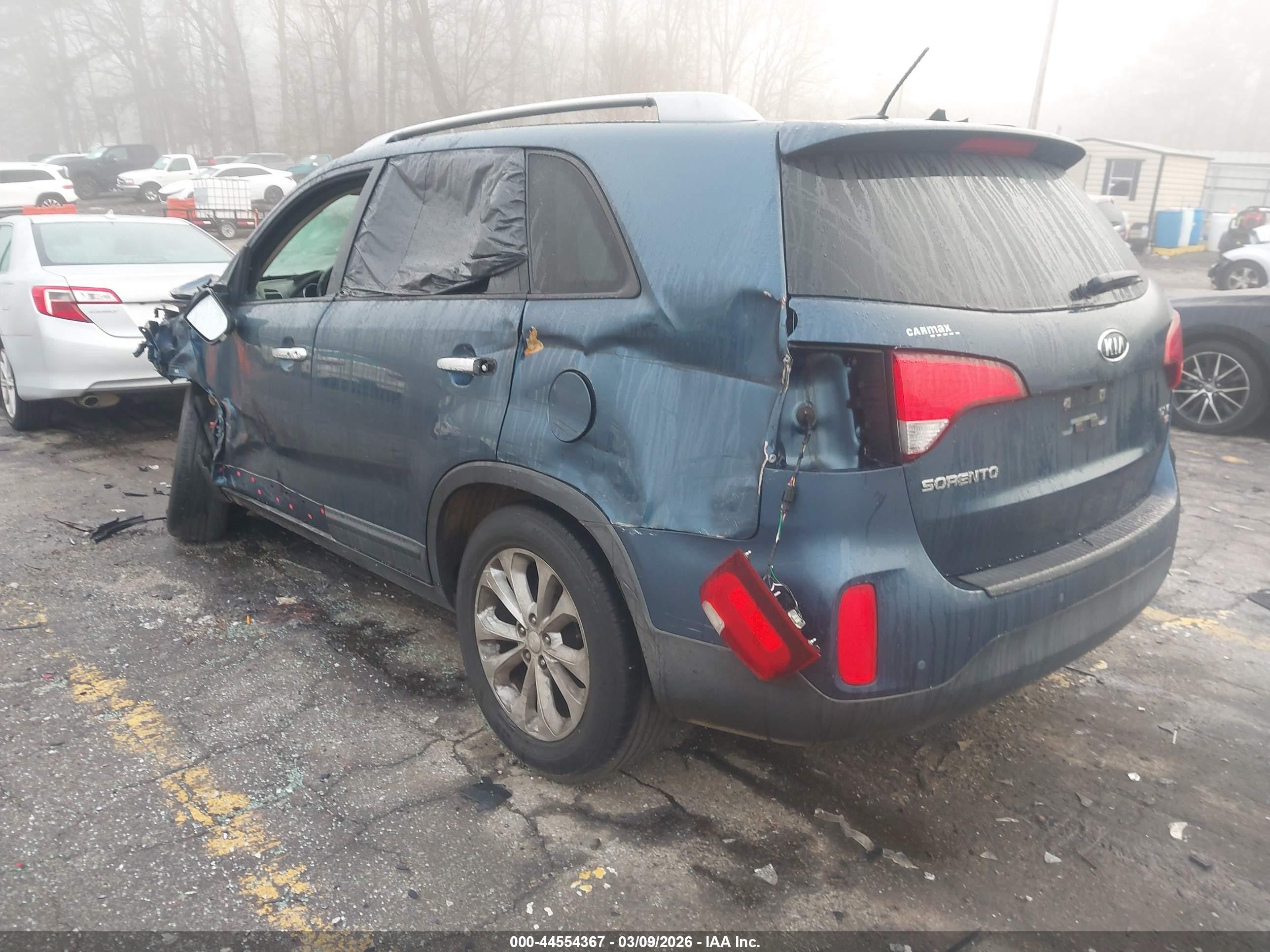 2014 Kia Sorento Ex V6 Синий vin: 5XYKU4A7XEG480288