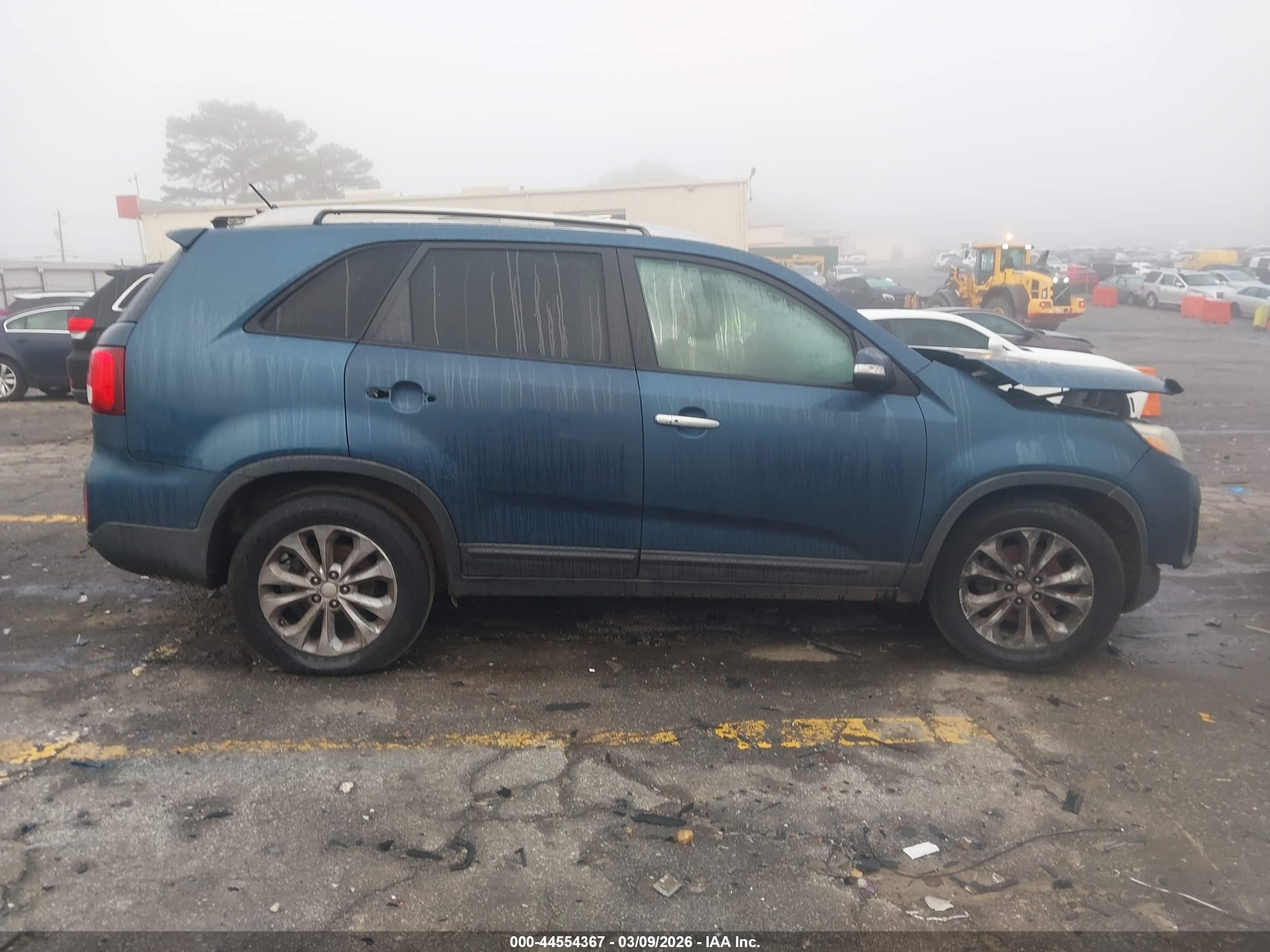 2014 Kia Sorento Ex V6 Синий vin: 5XYKU4A7XEG480288