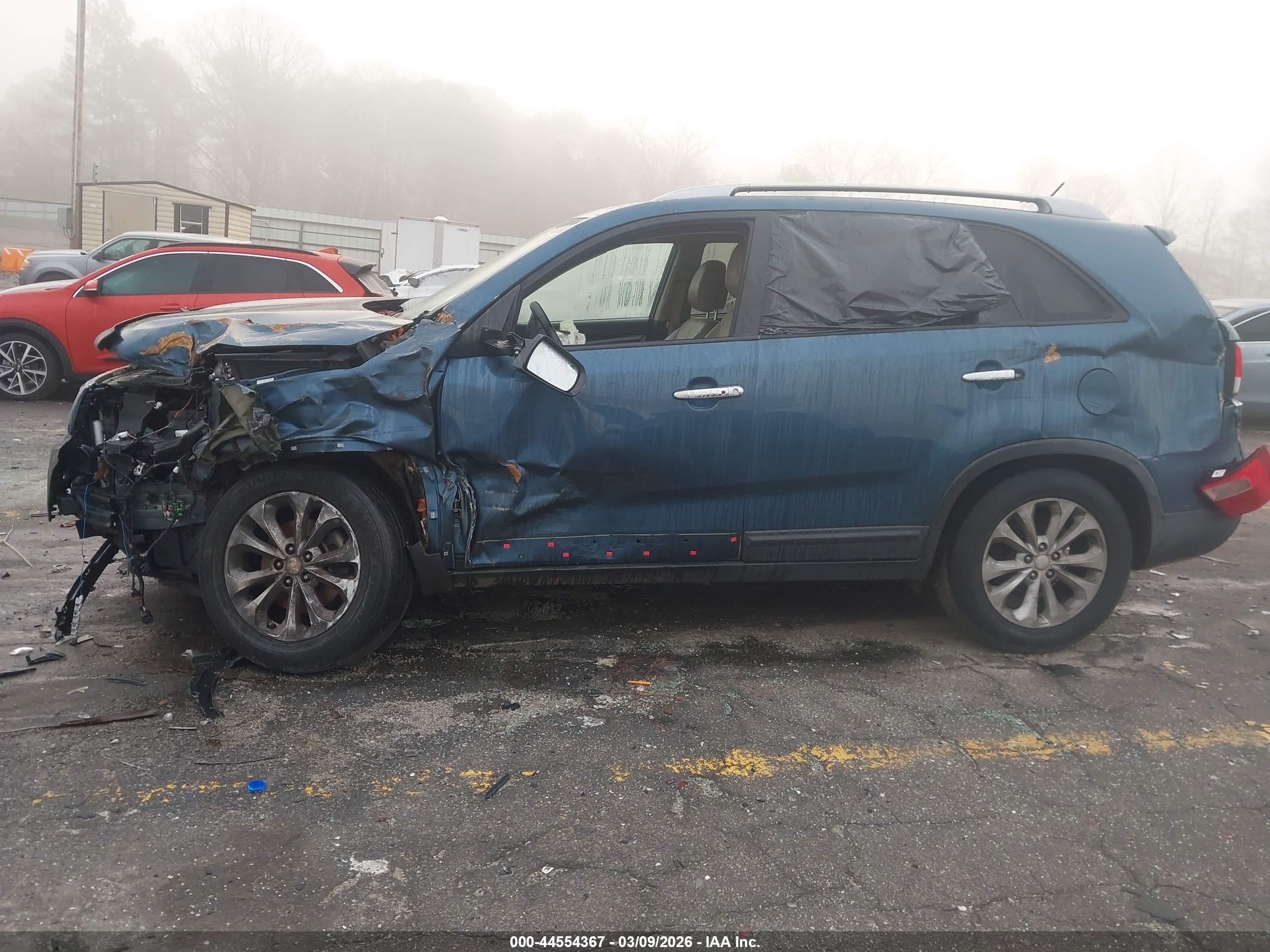 2014 Kia Sorento Ex V6 Синий vin: 5XYKU4A7XEG480288