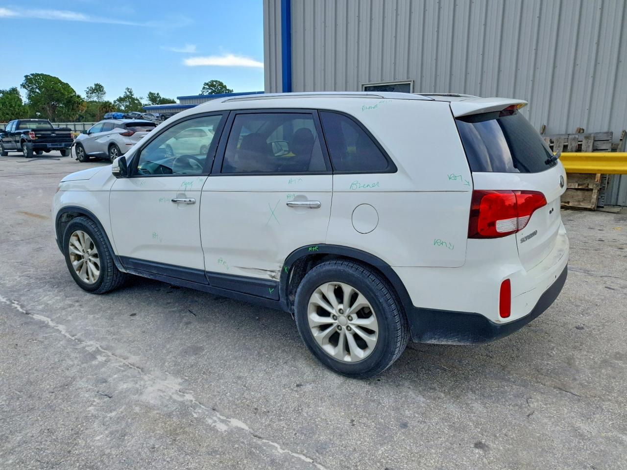 2015 Kia Sorento Ex White vin: 5XYKU4A7XFG640557