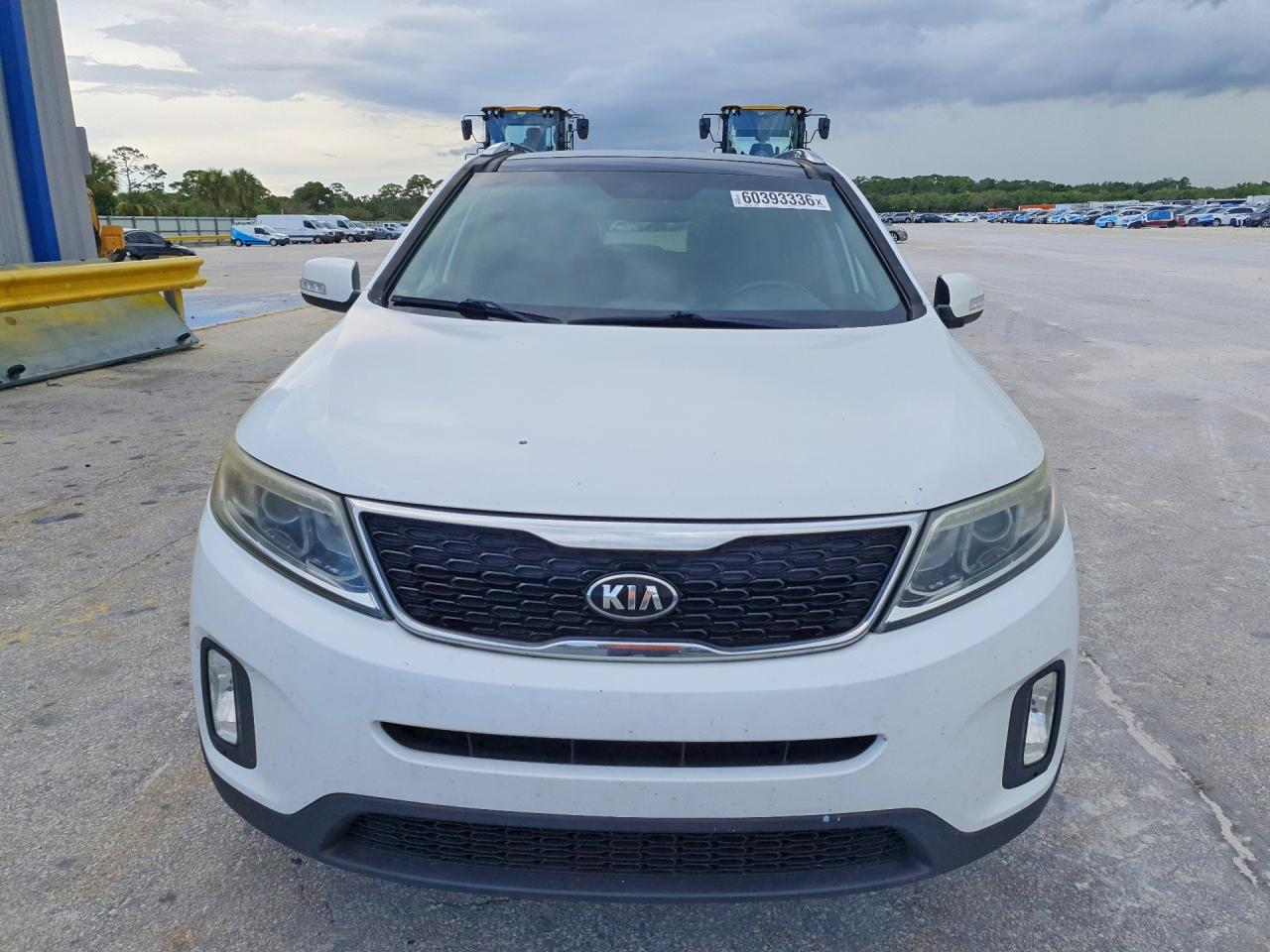 2015 Kia Sorento Ex White vin: 5XYKU4A7XFG640557