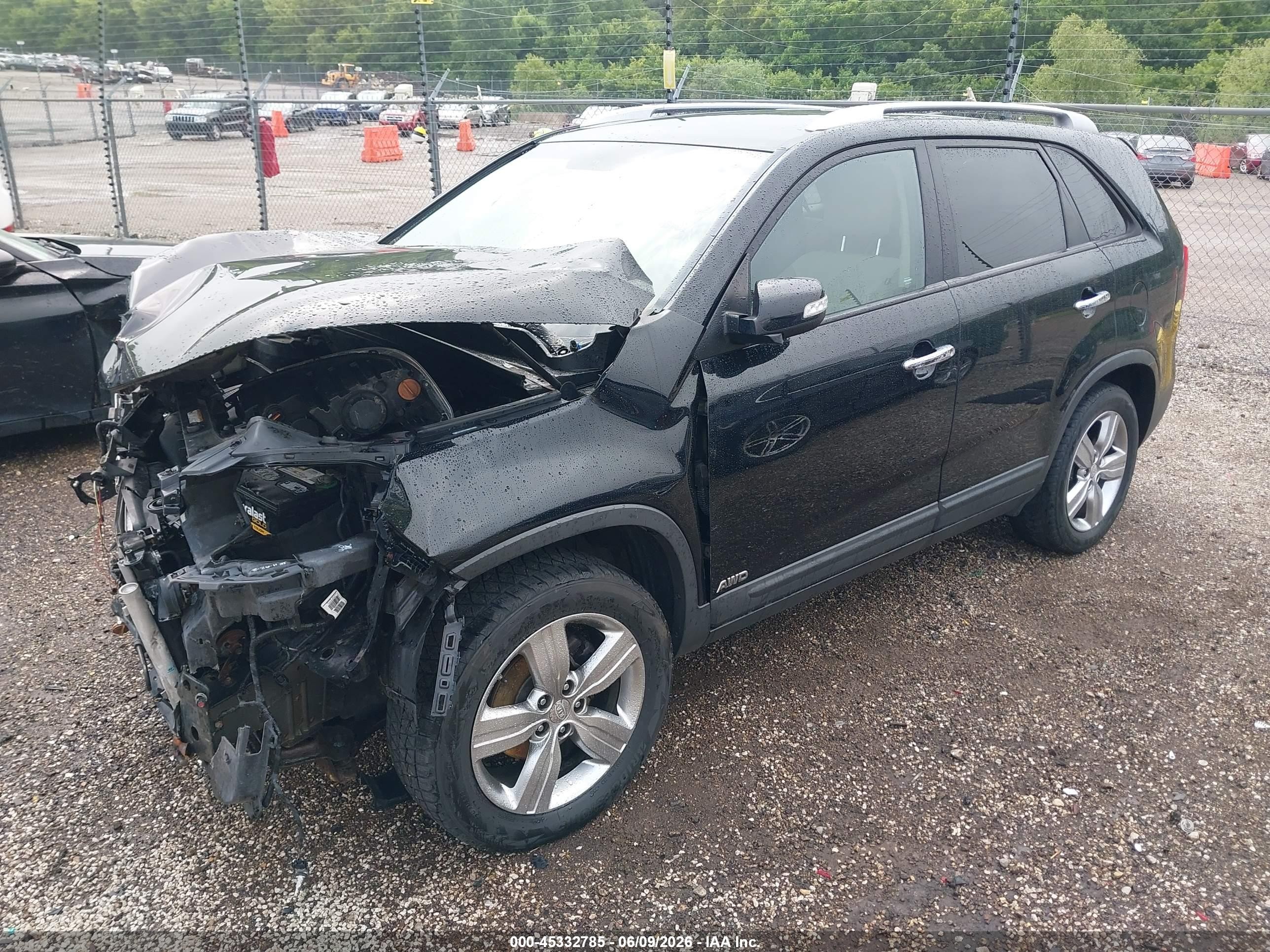 2012 Kia Sorento Ex Black vin: 5XYKUCA65CG245134