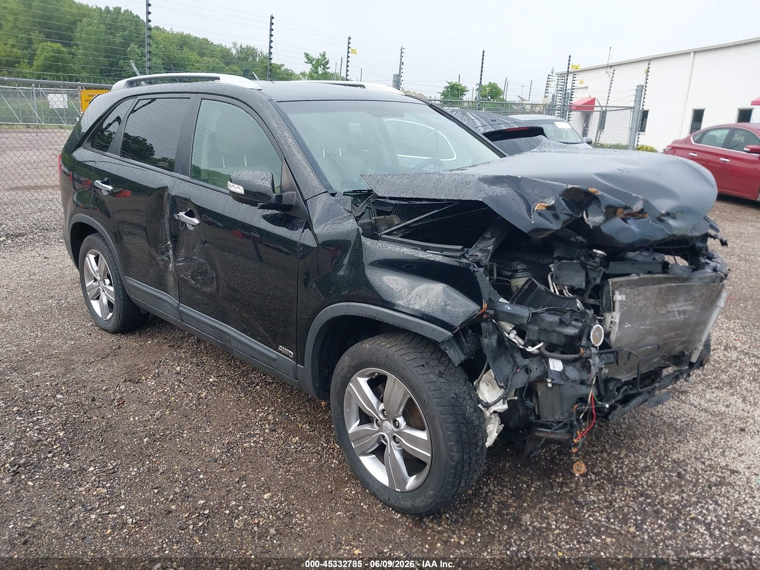 2012 Kia Sorento Ex Black vin: 5XYKUCA65CG245134