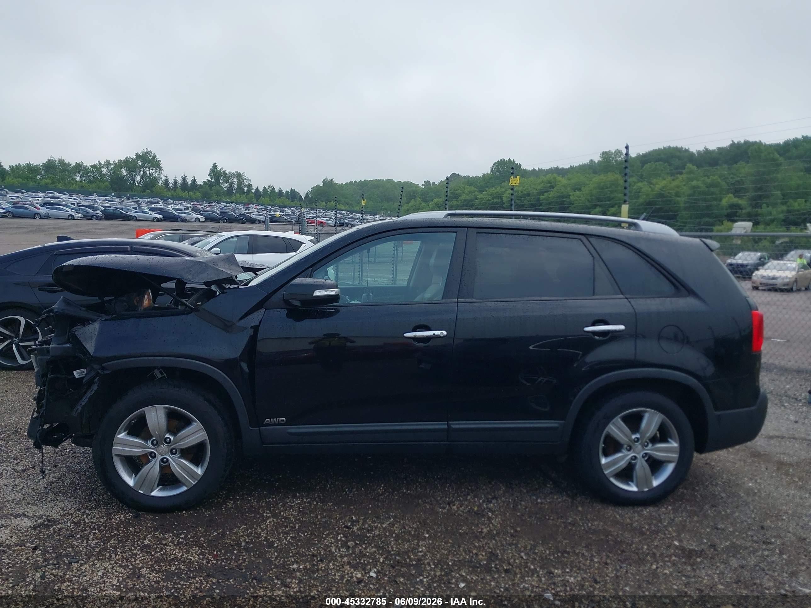 2012 Kia Sorento Ex Black vin: 5XYKUCA65CG245134