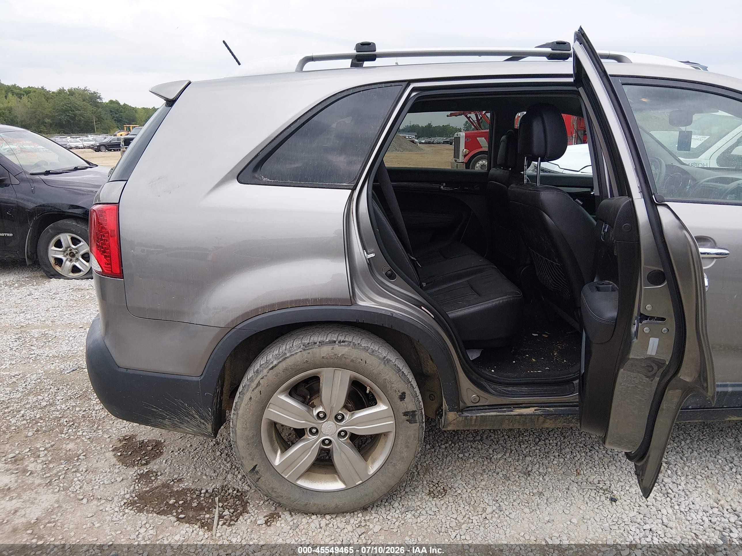 2013 Kia Sorento Ex Gray vin: 5XYKUCA68DG421014