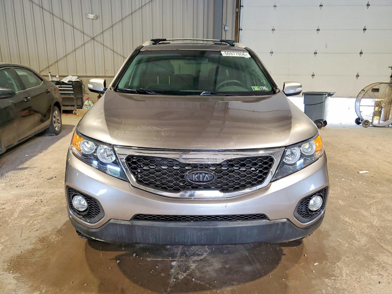 2012 Kia Sorento Ex Gray vin: 5XYKUCA6XCG293132