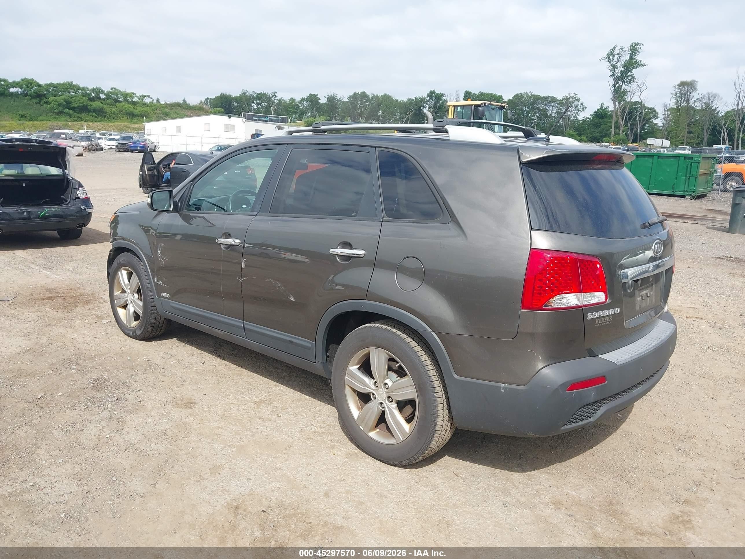 2013 Kia Sorento Ex Gray vin: 5XYKUCA6XDG328768