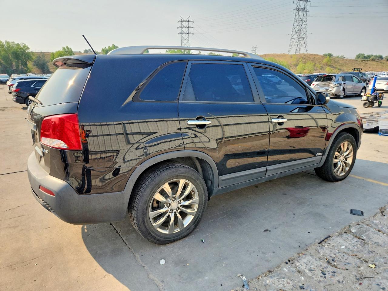 2011 Kia Sorento Ex Black vin: 5XYKUDA20BG085083