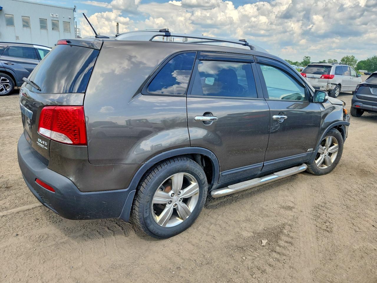 2012 Kia Sorento Ex Brown vin: 5XYKUDA20CG300267