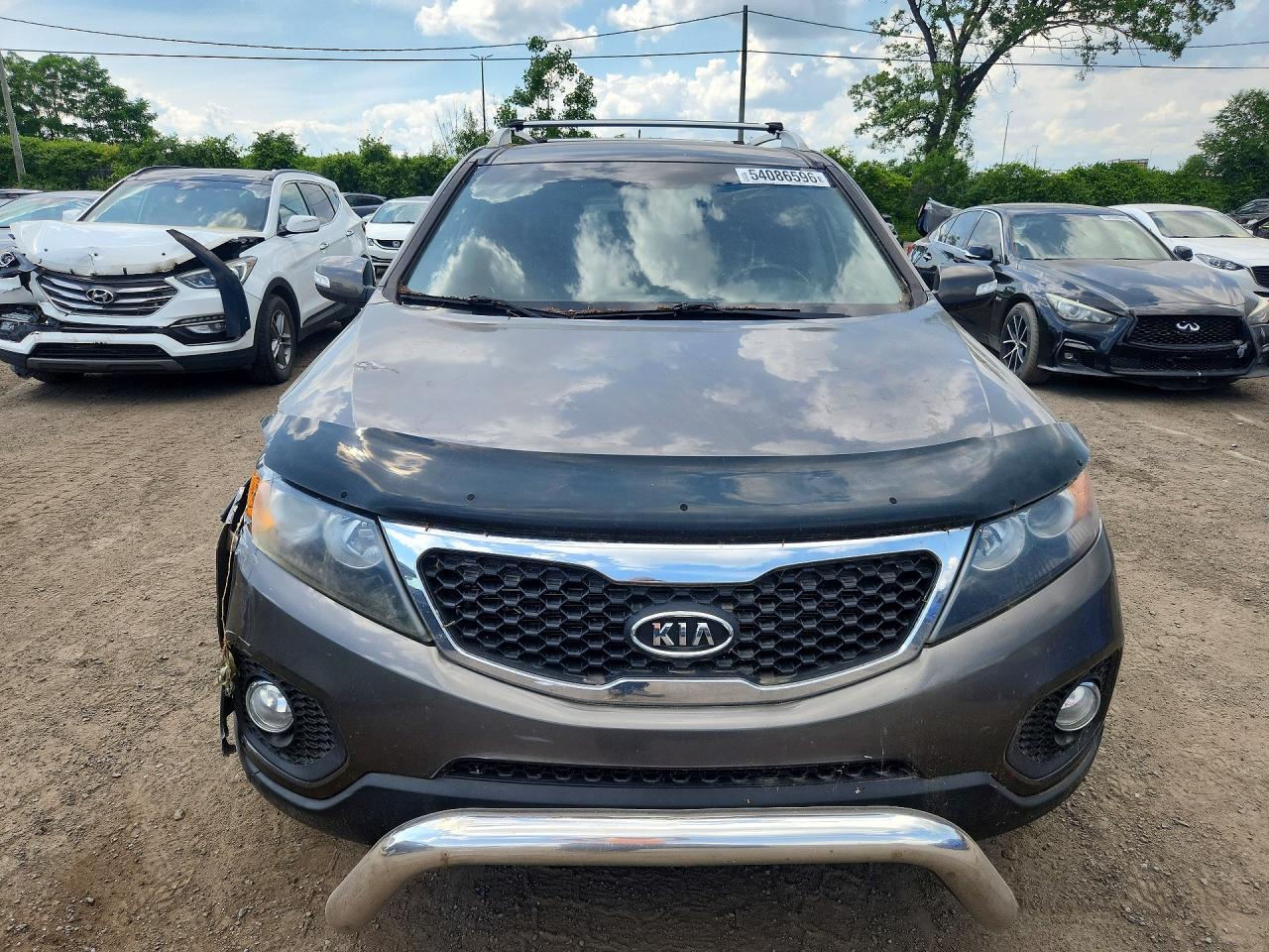 2012 Kia Sorento Ex Brown vin: 5XYKUDA20CG300267