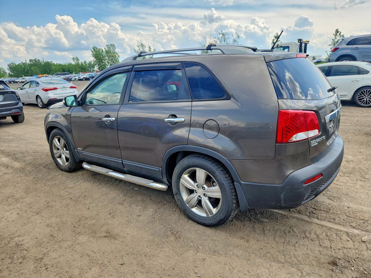 2012 Kia Sorento Ex Brown vin: 5XYKUDA20CG300267