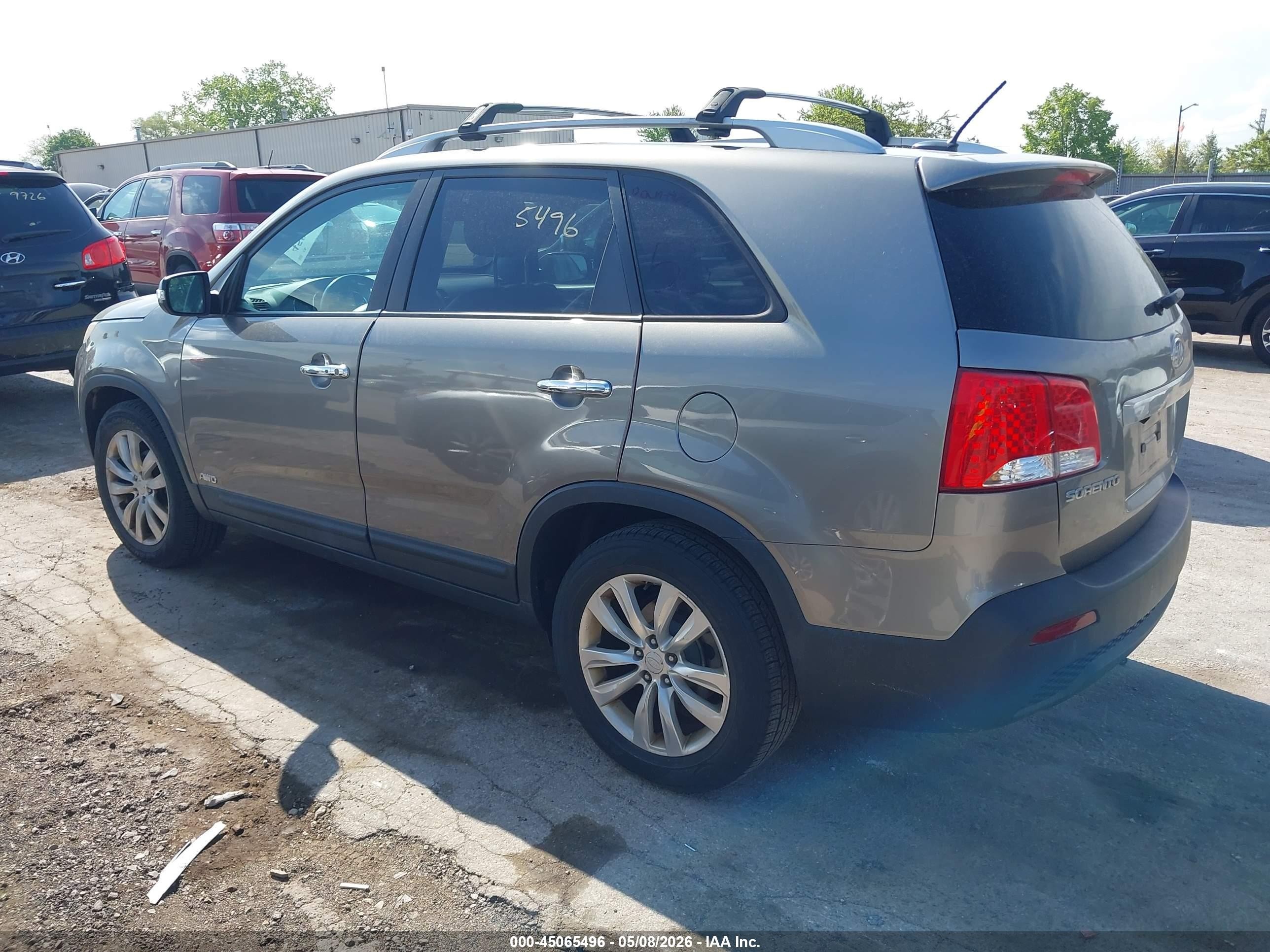 2011 Kia Sorento Ex V6 Серый vin: 5XYKUDA21BG045840
