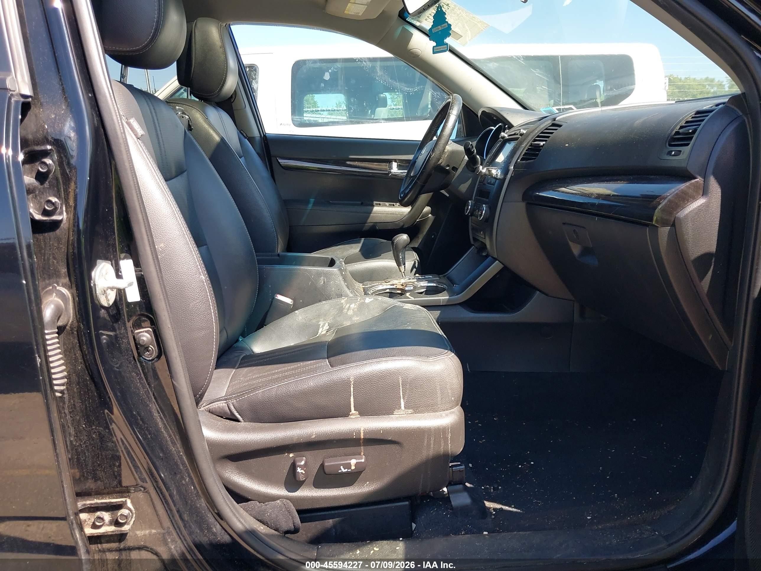 2012 Kia Sorento Ex V6 Черный vin: 5XYKUDA21CG200615