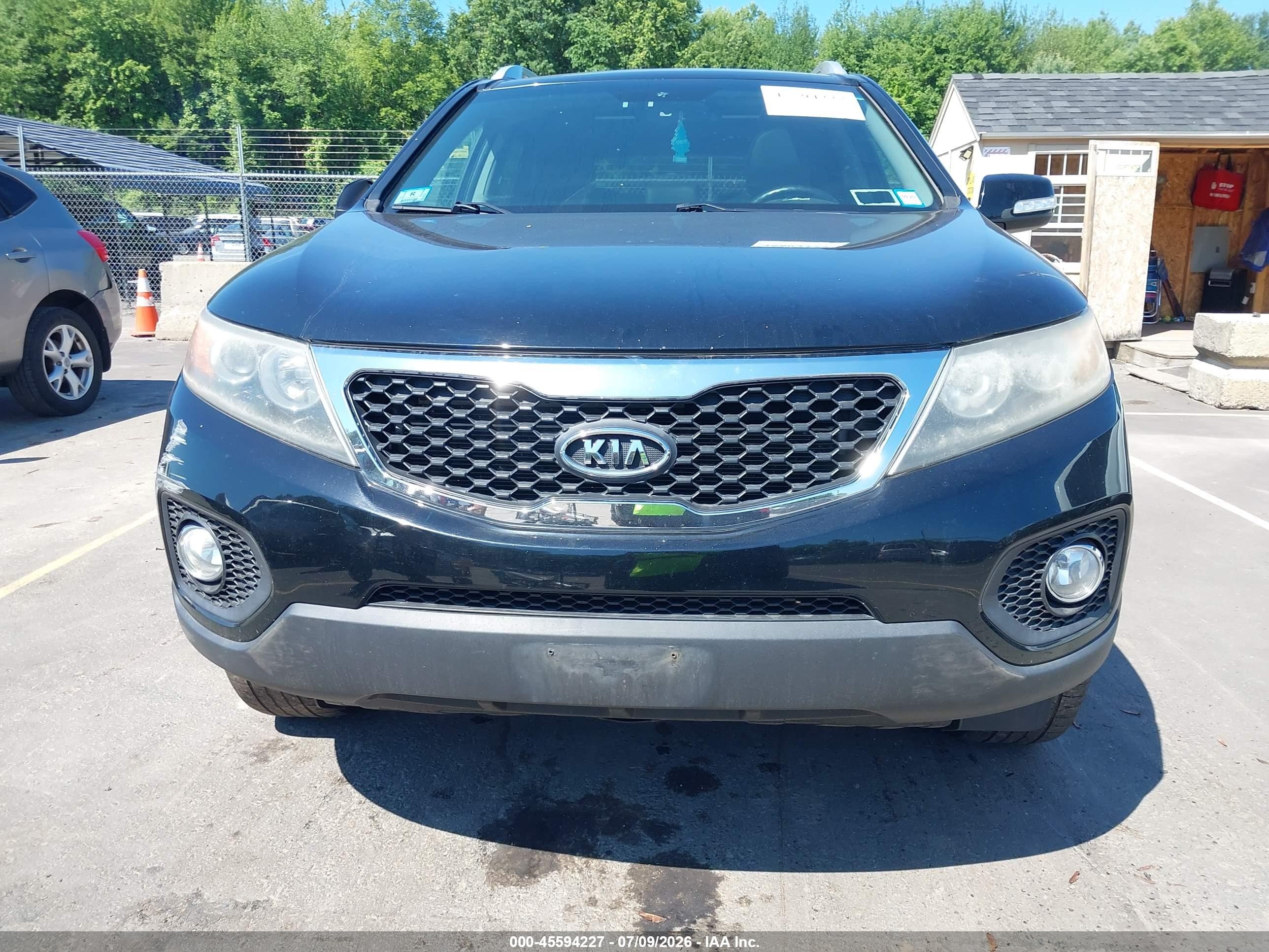 2012 Kia Sorento Ex V6 Черный vin: 5XYKUDA21CG200615