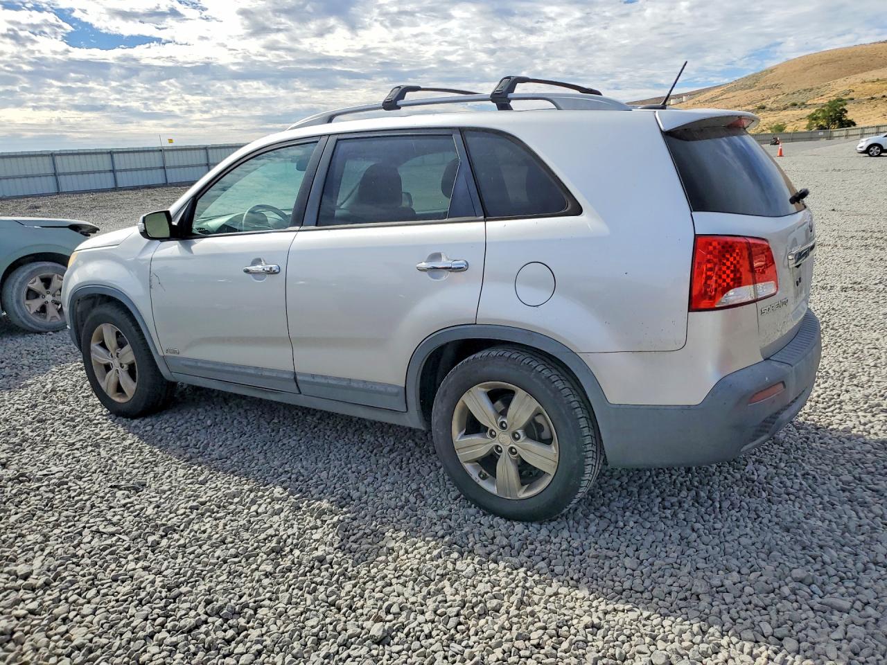 2012 Kia Sorento Ex Silver vin: 5XYKUDA21CG271202