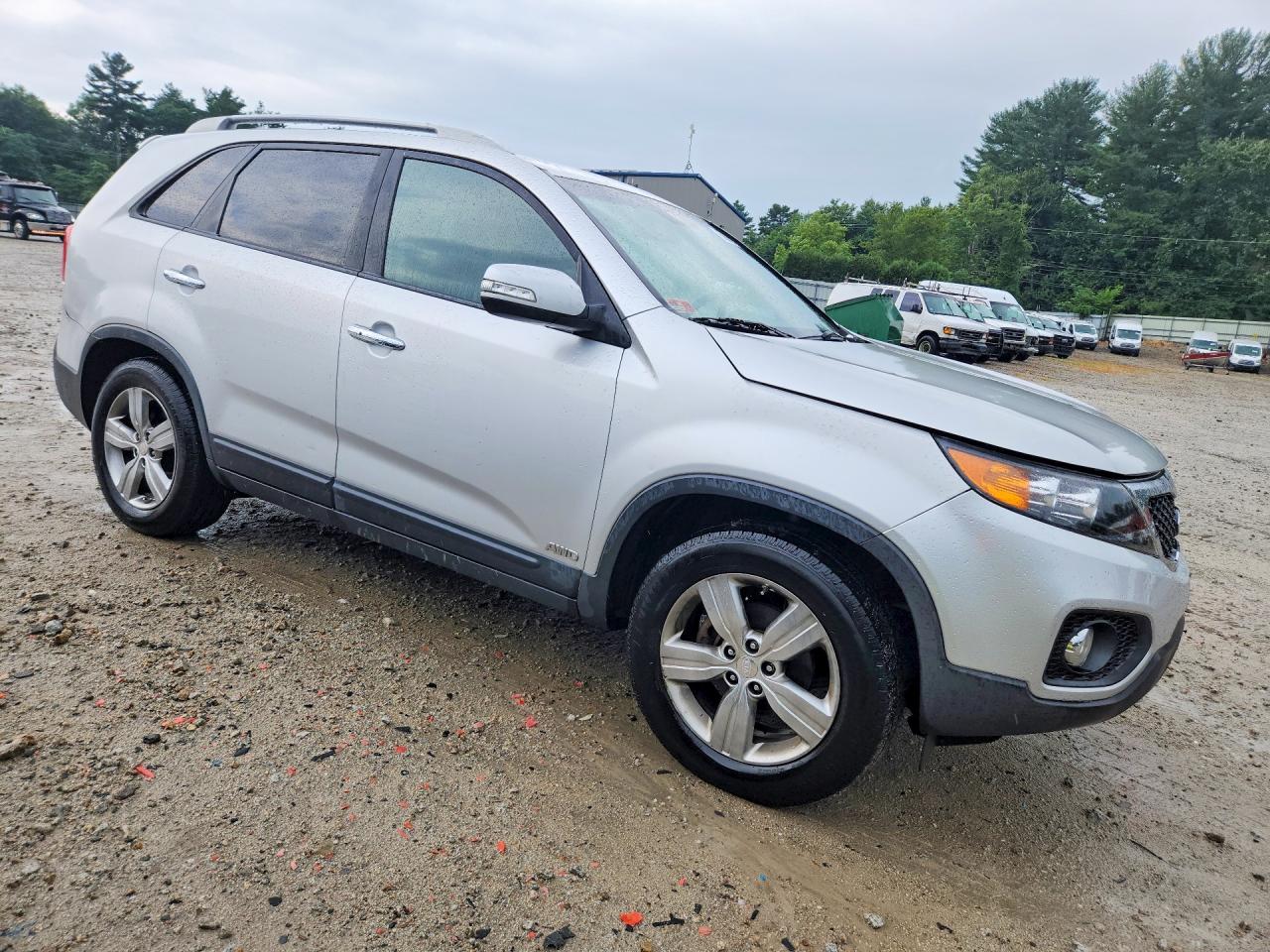 2012 Kia Sorento Ex Silver vin: 5XYKUDA21CG291417