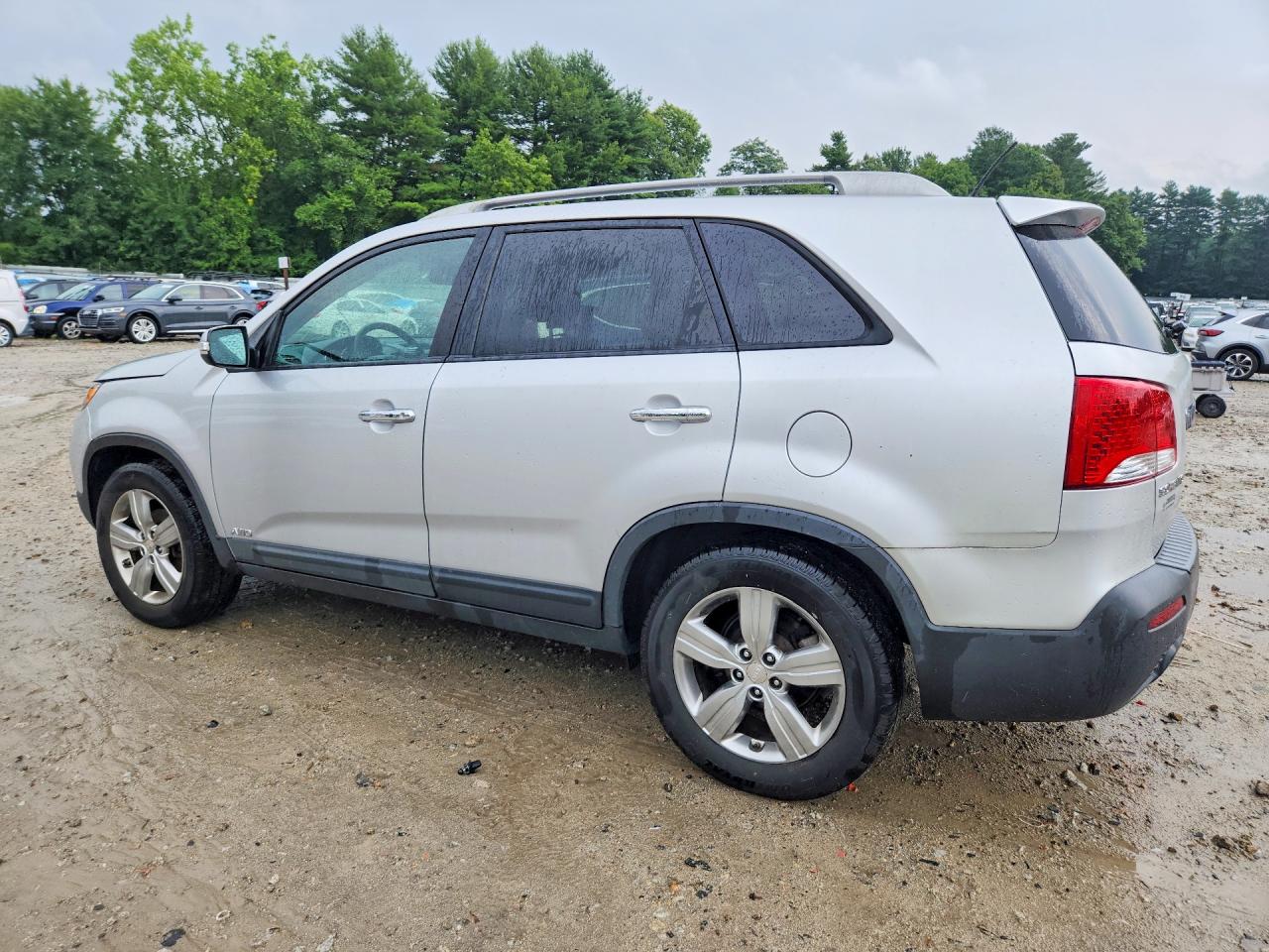 2012 Kia Sorento Ex Silver vin: 5XYKUDA21CG291417