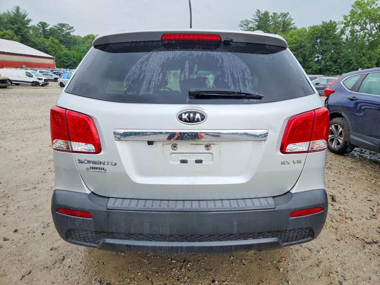 2012 Kia Sorento Ex Silver vin: 5XYKUDA21CG291417