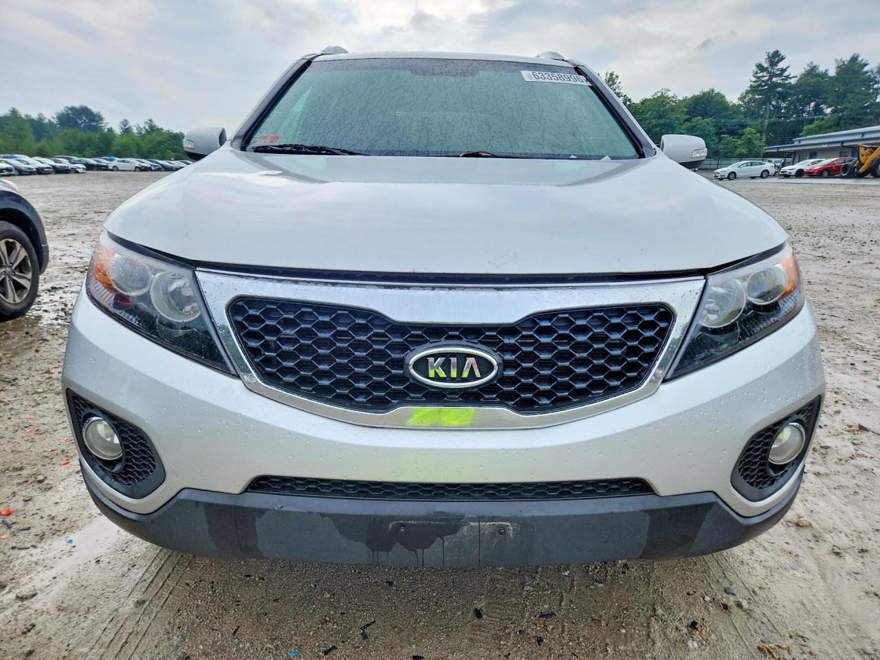 2012 Kia Sorento Ex Silver vin: 5XYKUDA21CG291417