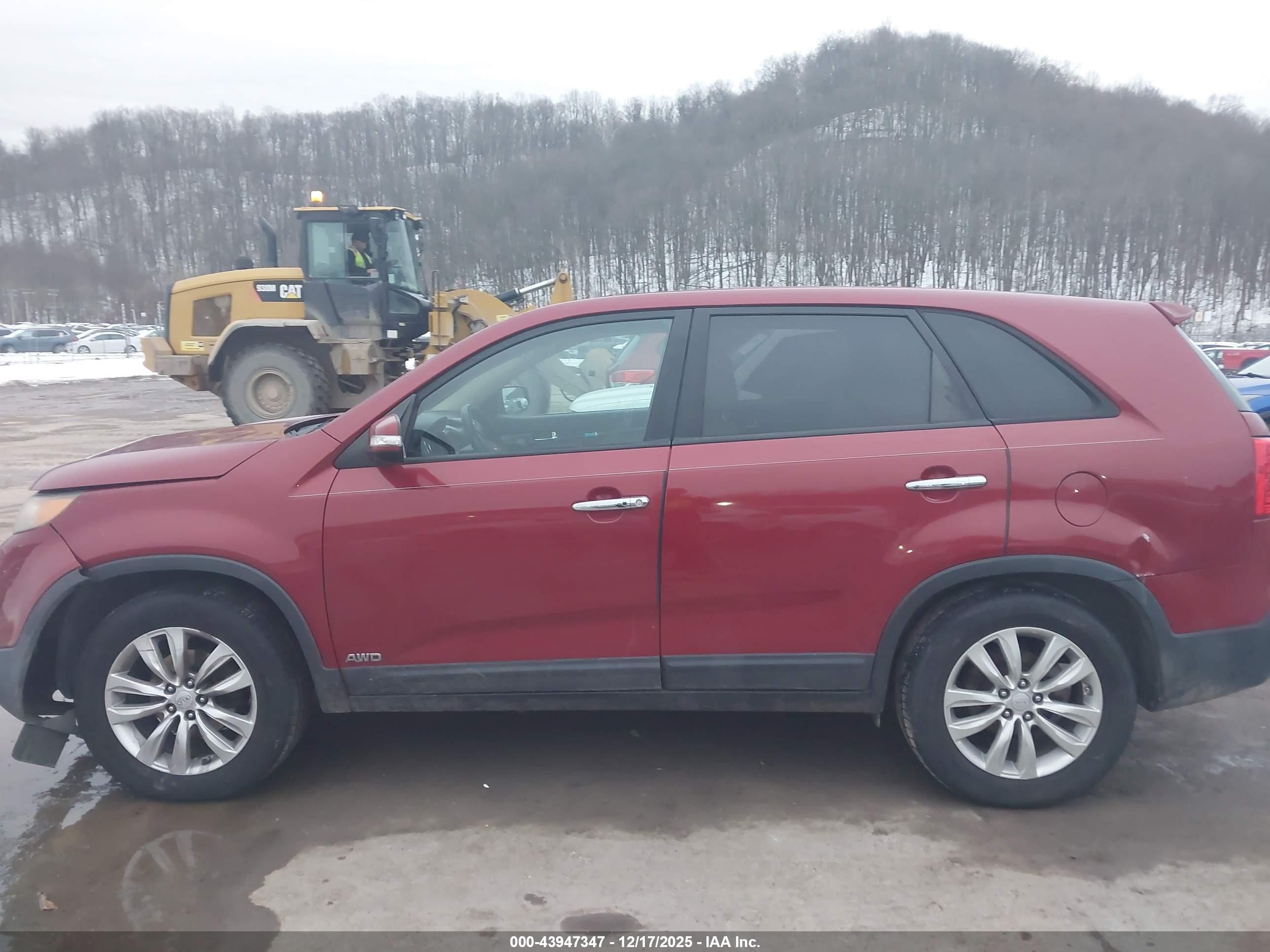 2011 Kia Sorento Ex V6 Красный vin: 5XYKUDA22BG022874