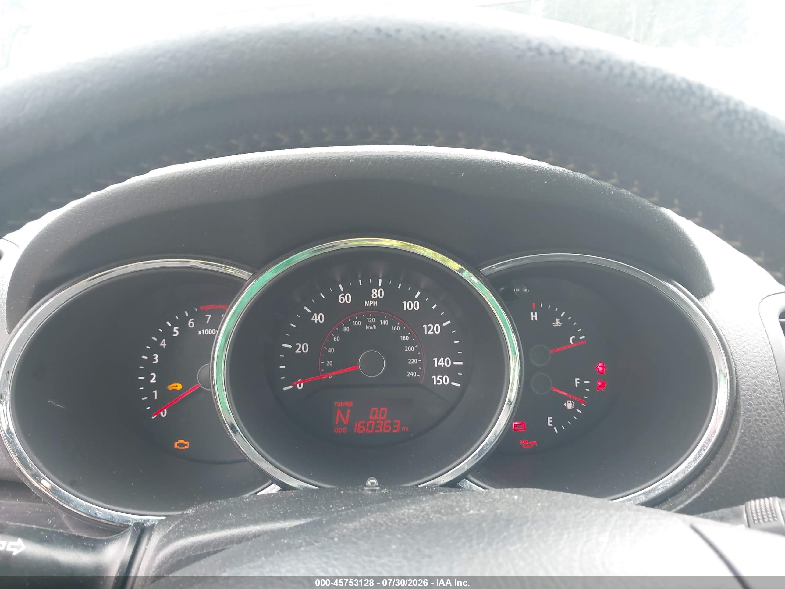 2011 Kia Sorento Ex V6 Black vin: 5XYKUDA22BG086817