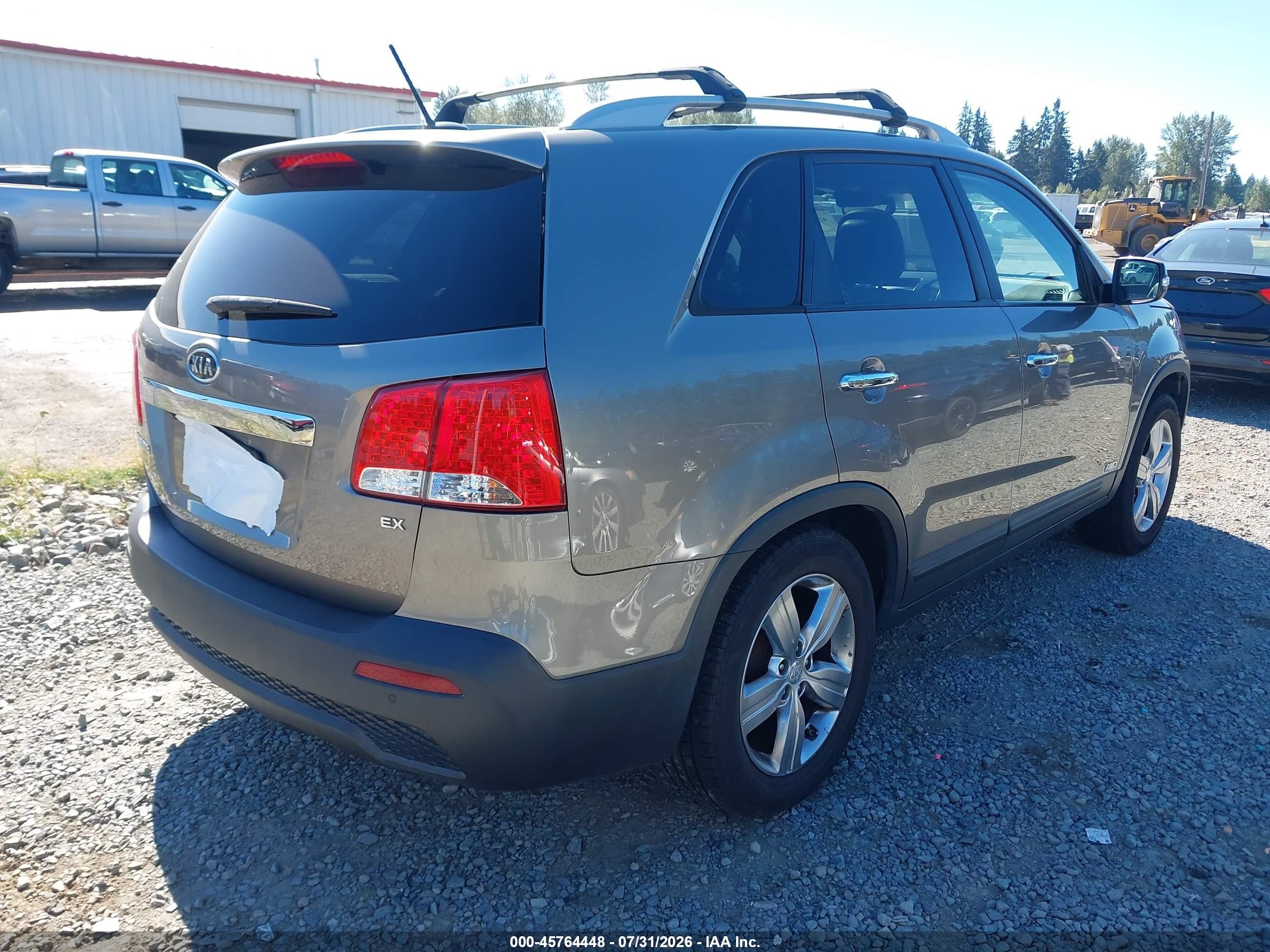2013 Kia Sorento Ex V6 Серый vin: 5XYKUDA22DG373450