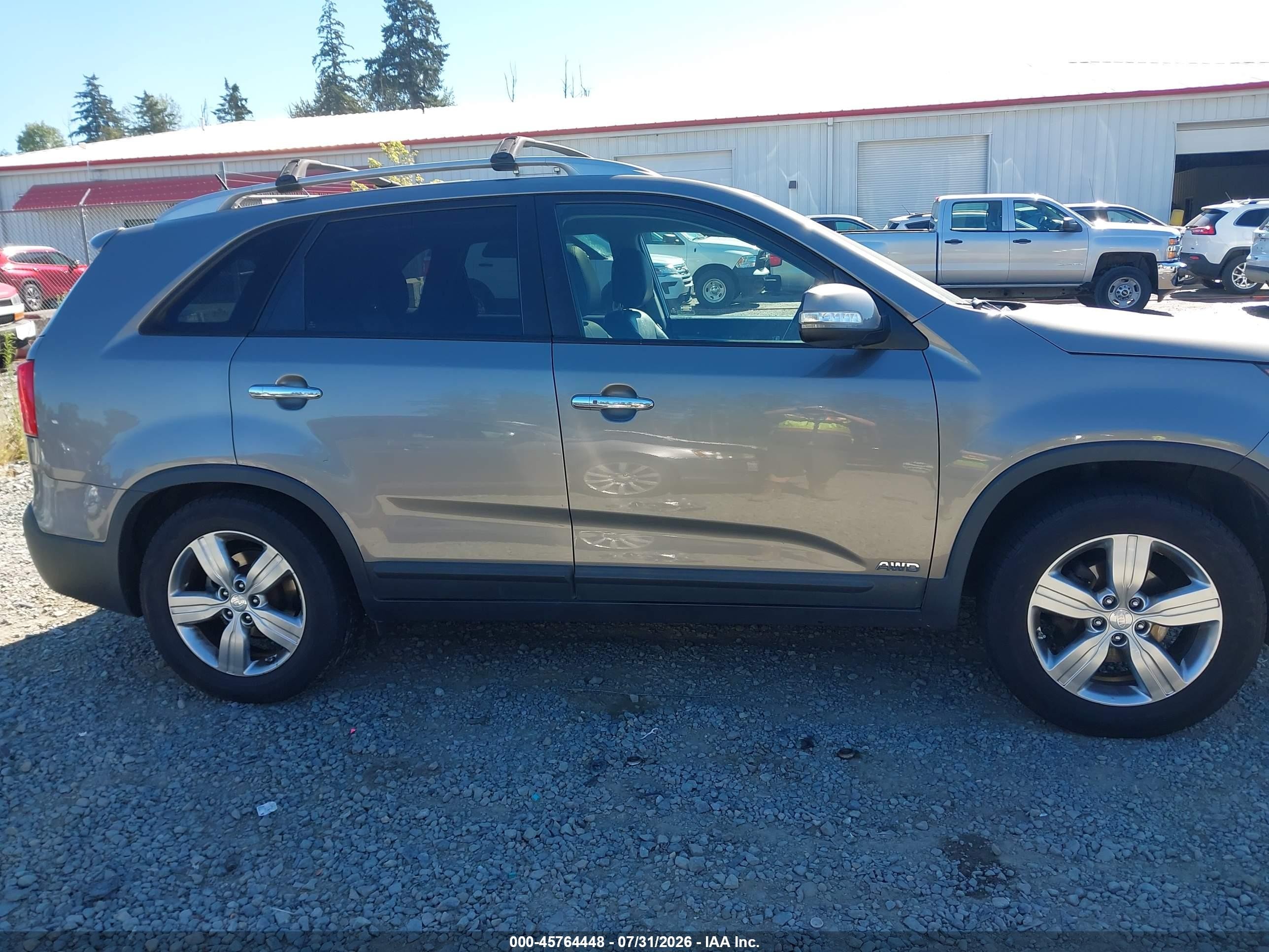 2013 Kia Sorento Ex V6 Серый vin: 5XYKUDA22DG373450