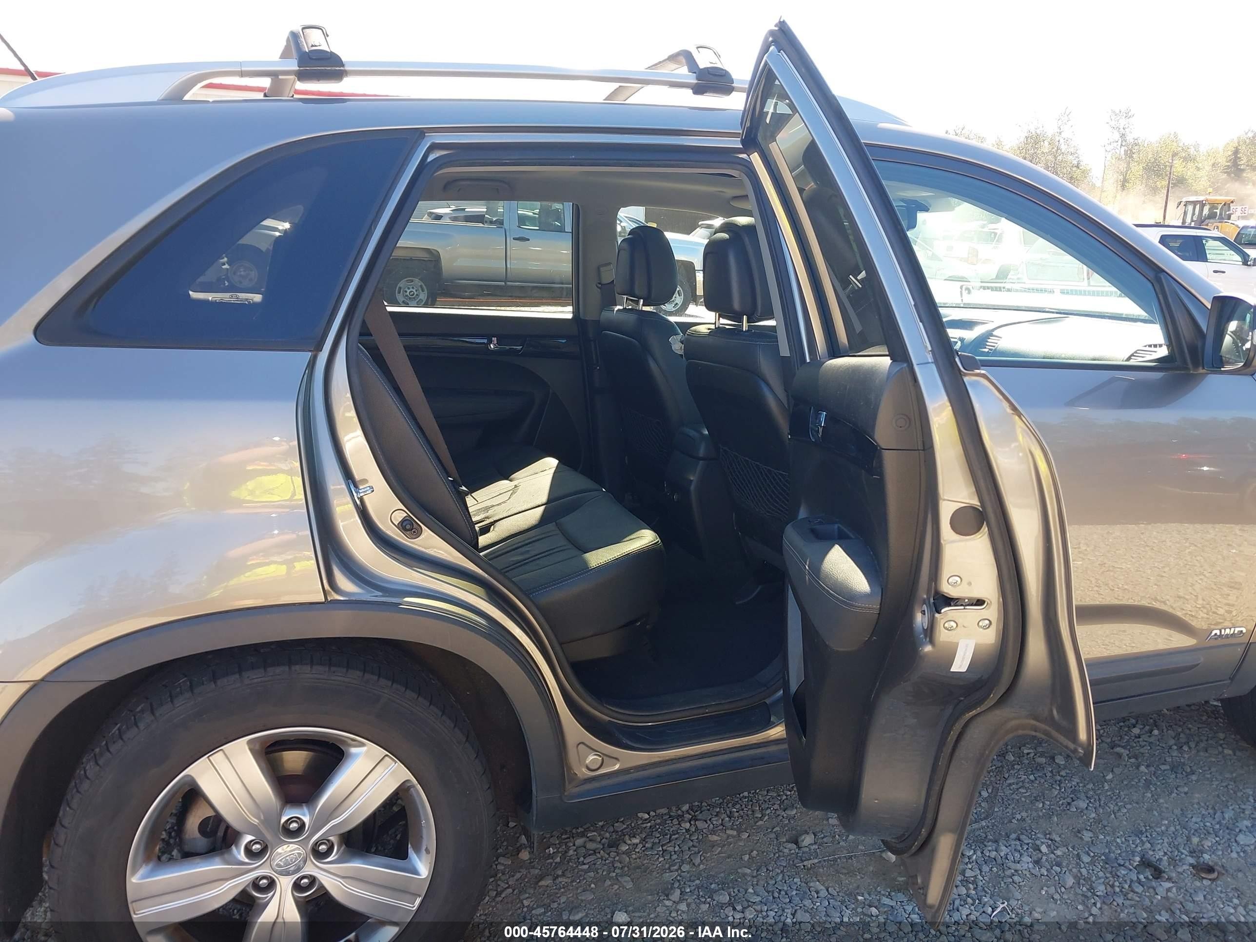 2013 Kia Sorento Ex V6 Серый vin: 5XYKUDA22DG373450