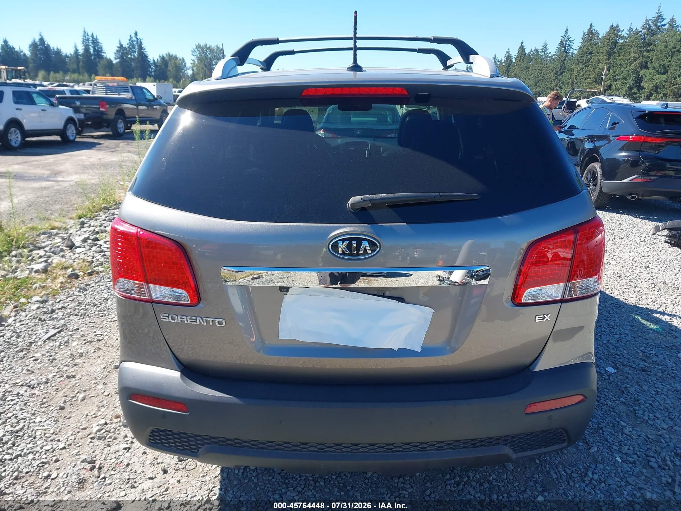2013 Kia Sorento Ex V6 Серый vin: 5XYKUDA22DG373450