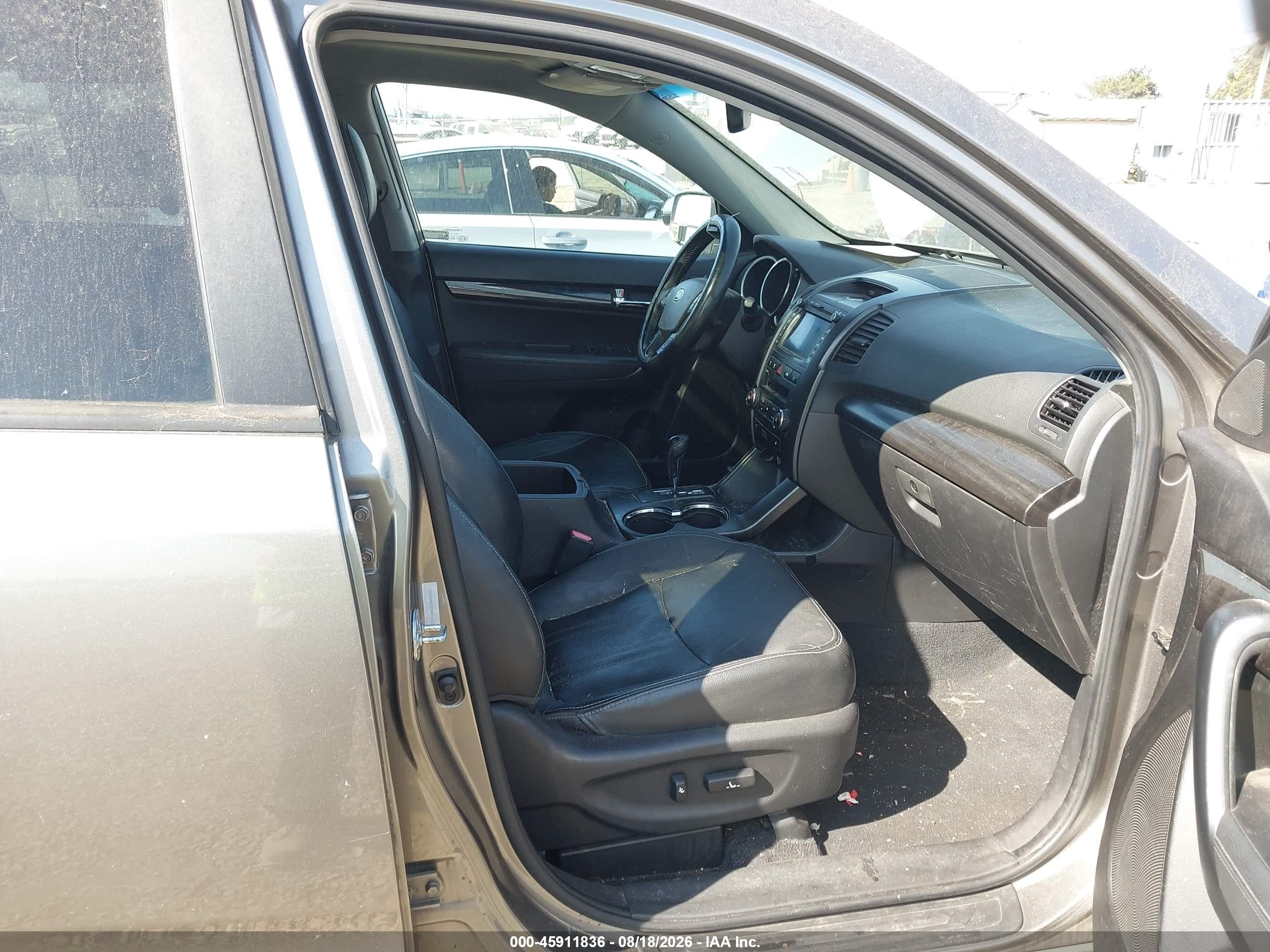 2013 Kia Sorento Ex V6 Серый vin: 5XYKUDA22DG411811