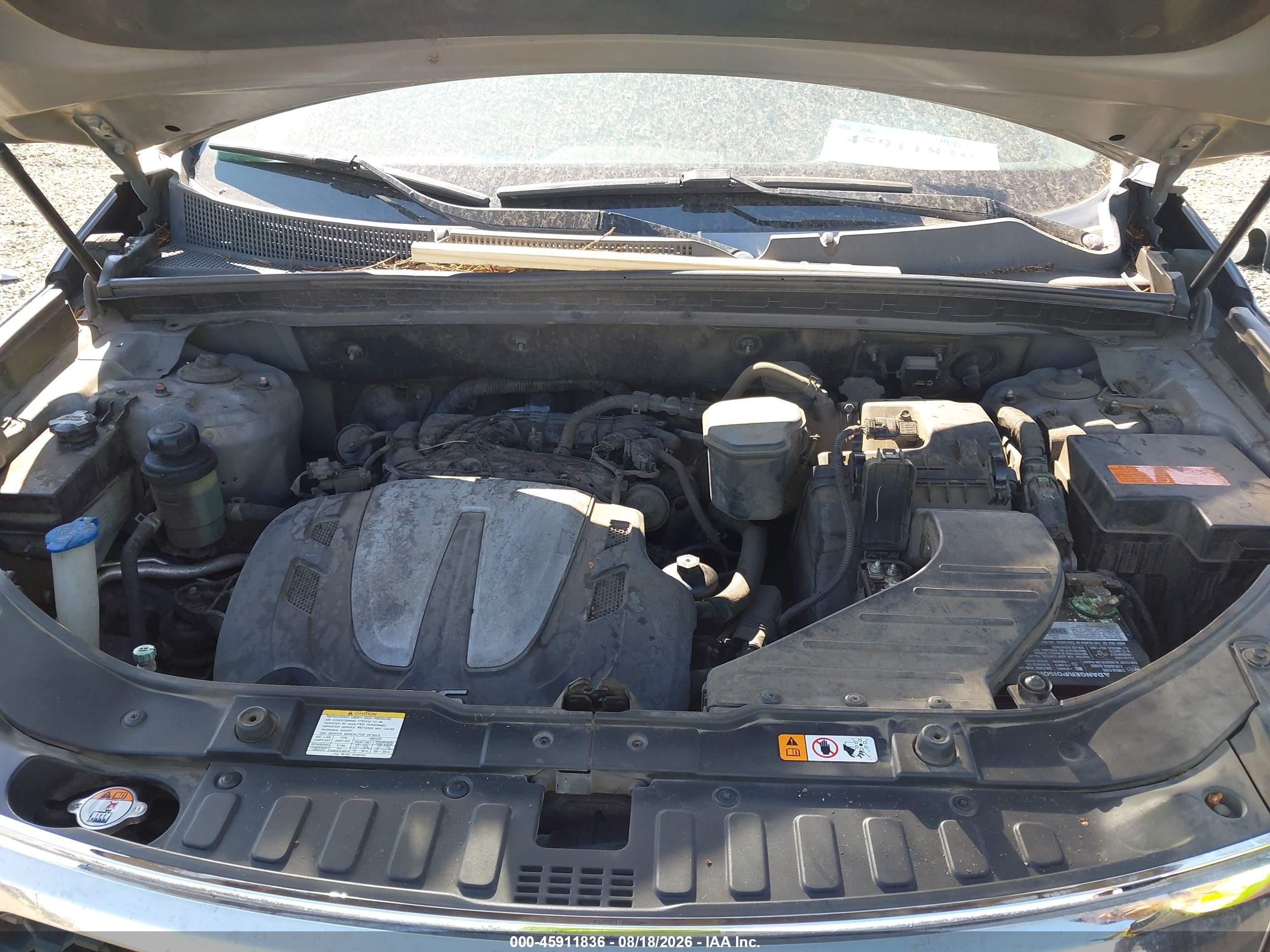 2013 Kia Sorento Ex V6 Серый vin: 5XYKUDA22DG411811