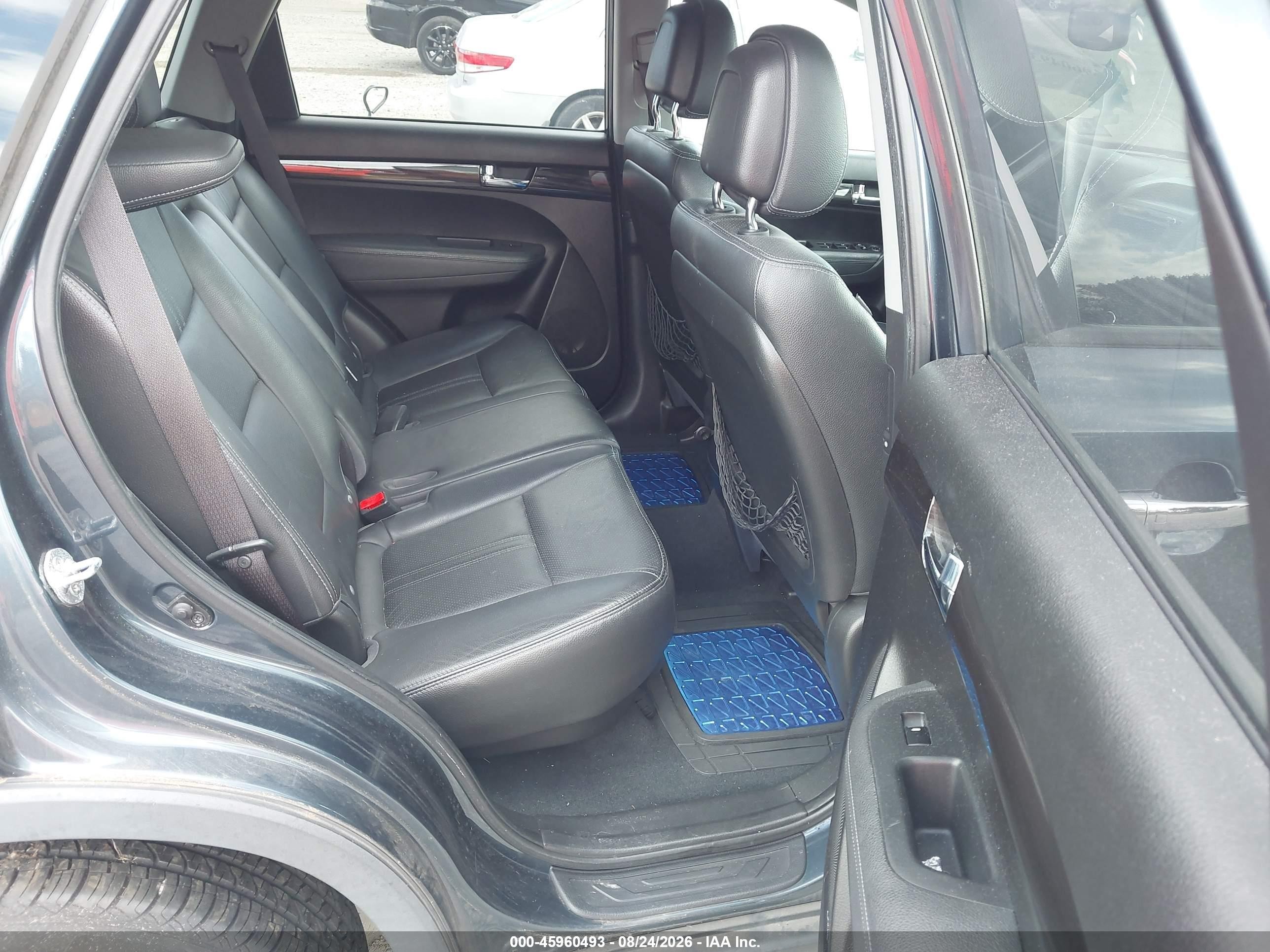 2011 Kia Sorento Ex V6 Blue vin: 5XYKUDA23BG054166