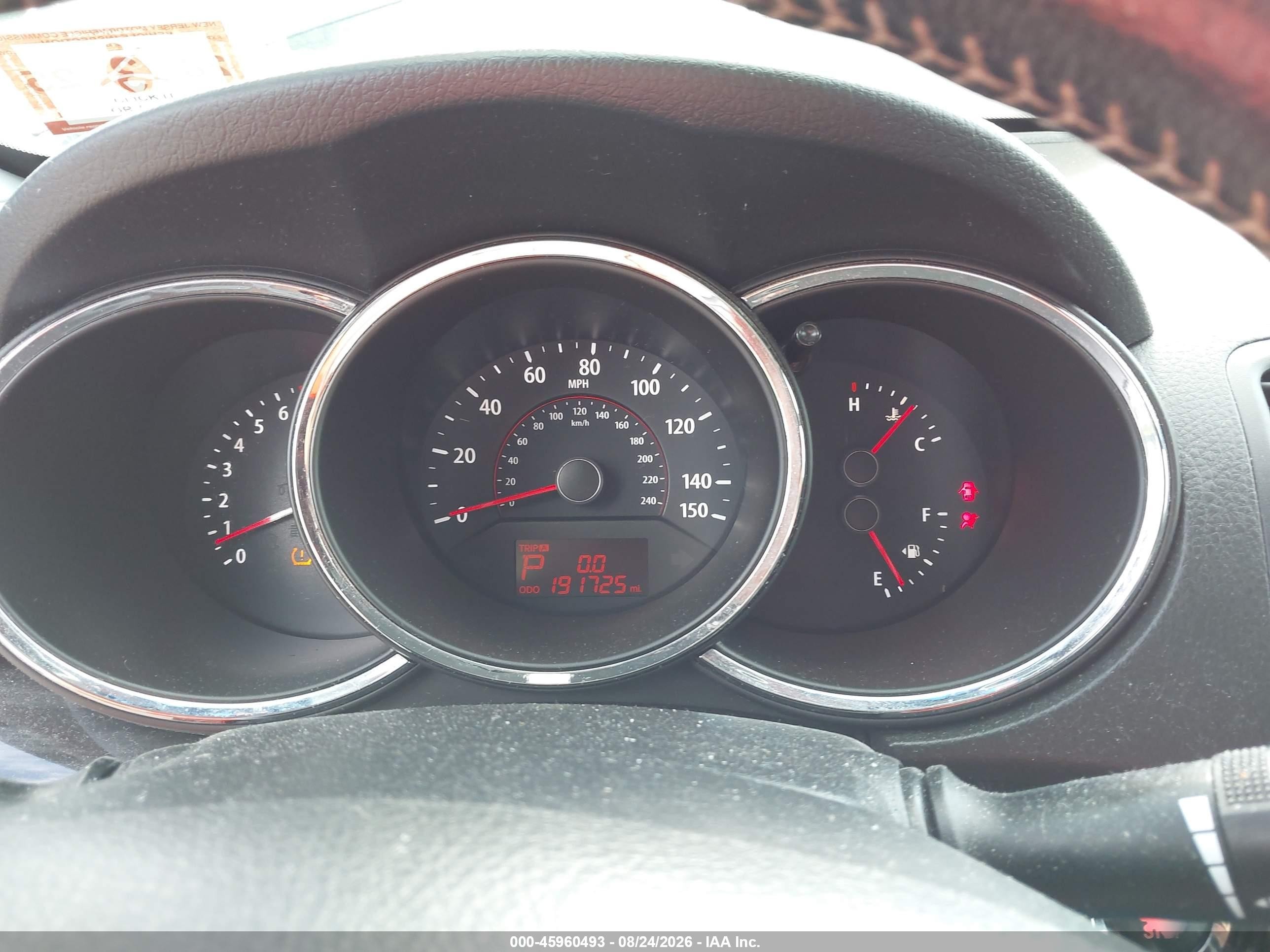 2011 Kia Sorento Ex V6 Blue vin: 5XYKUDA23BG054166