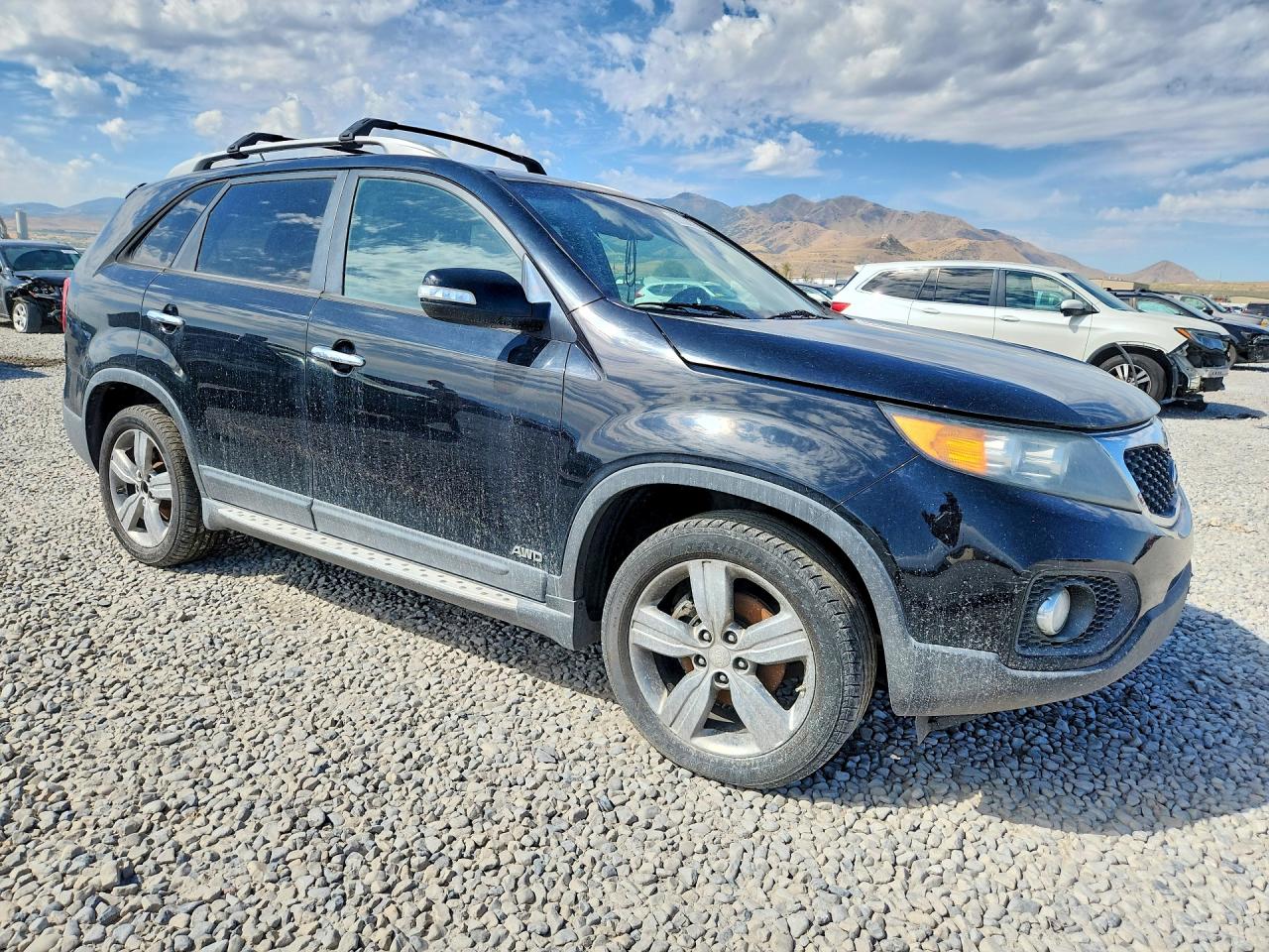 2012 Kia Sorento Ex Черный vin: 5XYKUDA23CG293167