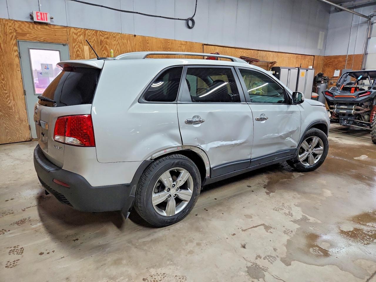 2013 Kia Sorento Ex Silver vin: 5XYKUDA23DG371481