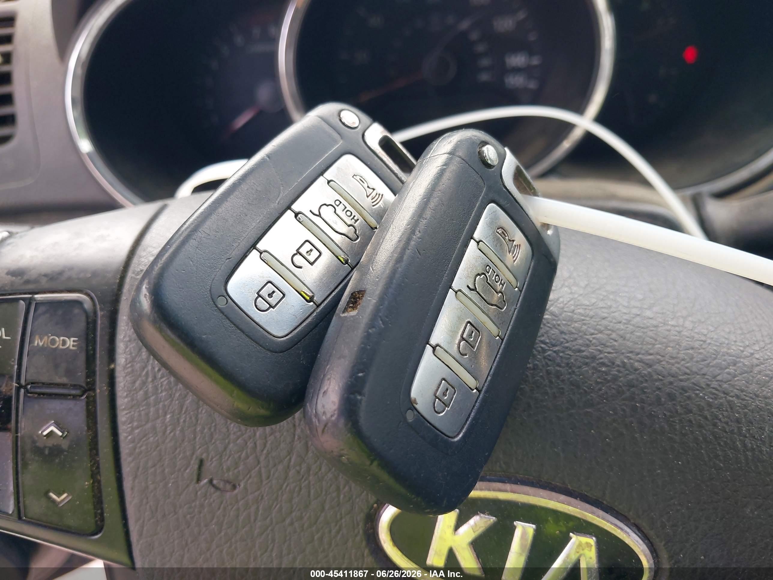 2011 Kia Sorento Ex V6 Dark Blue vin: 5XYKUDA24BG037036
