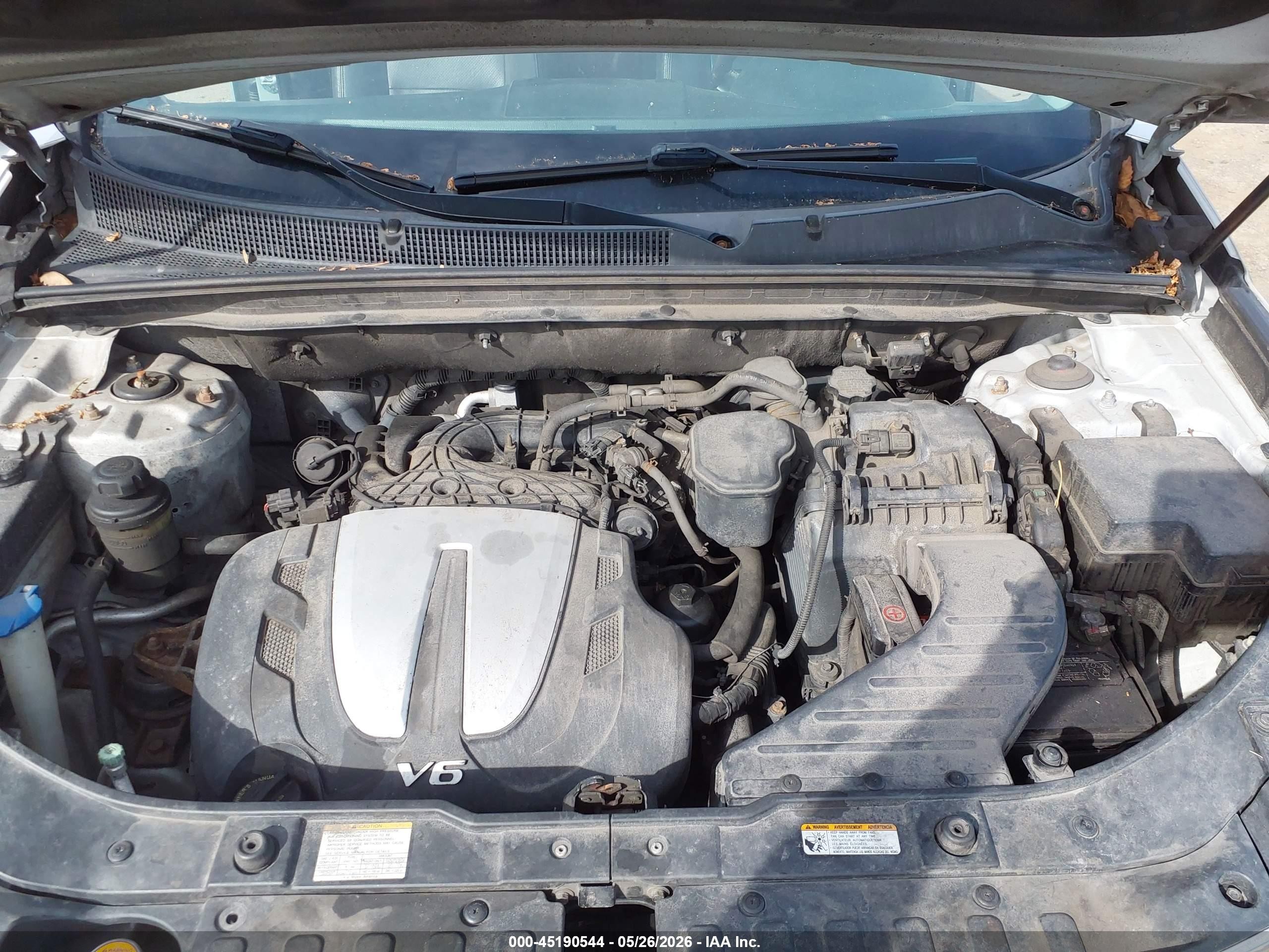2011 Kia Sorento Ex V6 Silver vin: 5XYKUDA24BG155555