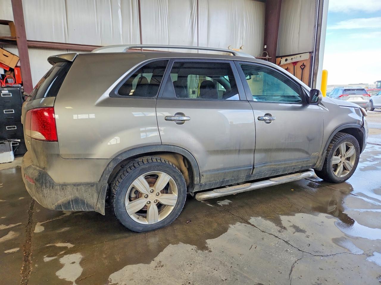 2013 Kia Sorento Ex Gray vin: 5XYKUDA24DG342233