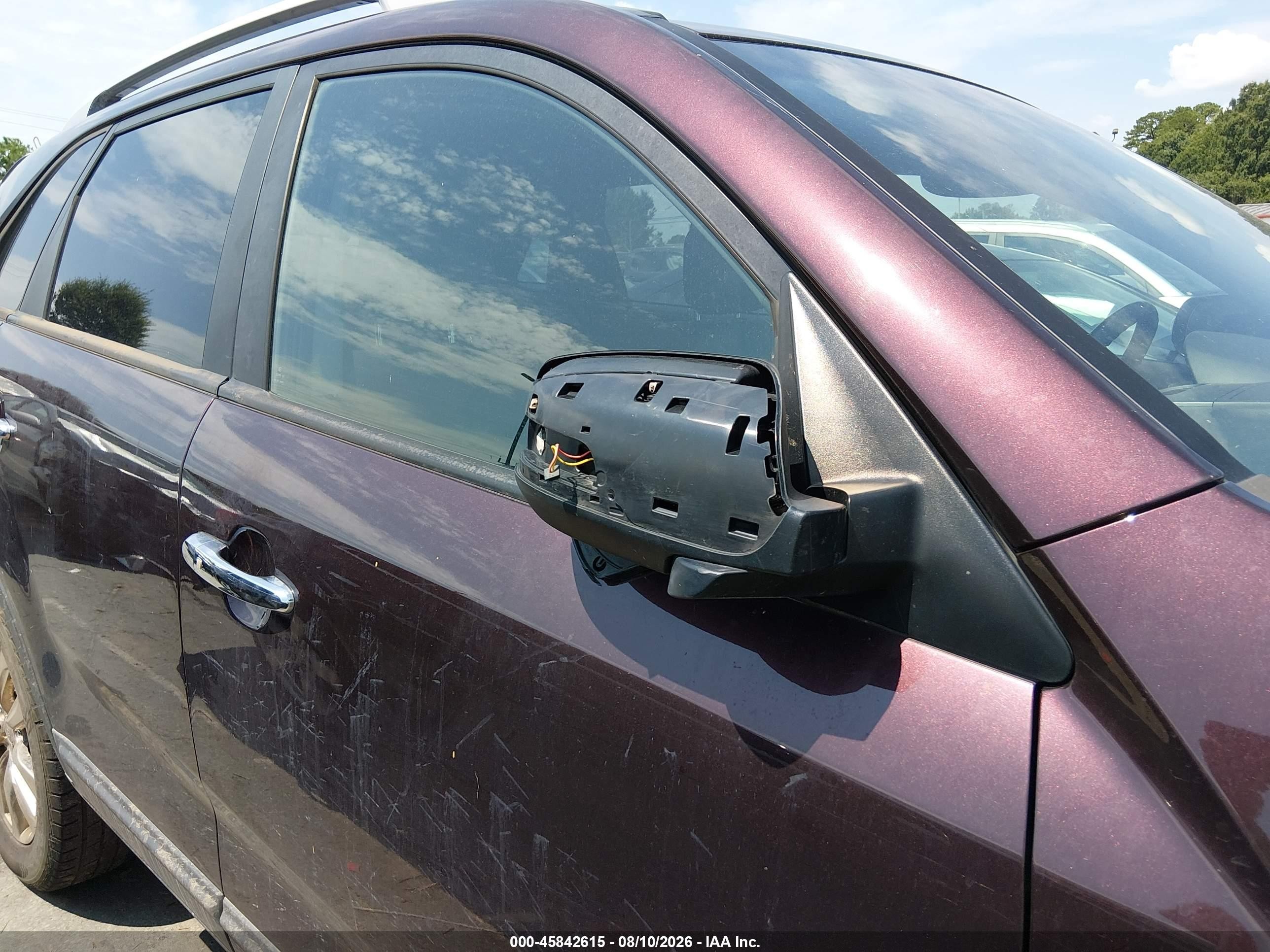 2011 Kia Sorento Ex V6 Бордовый vin: 5XYKUDA25BG097990